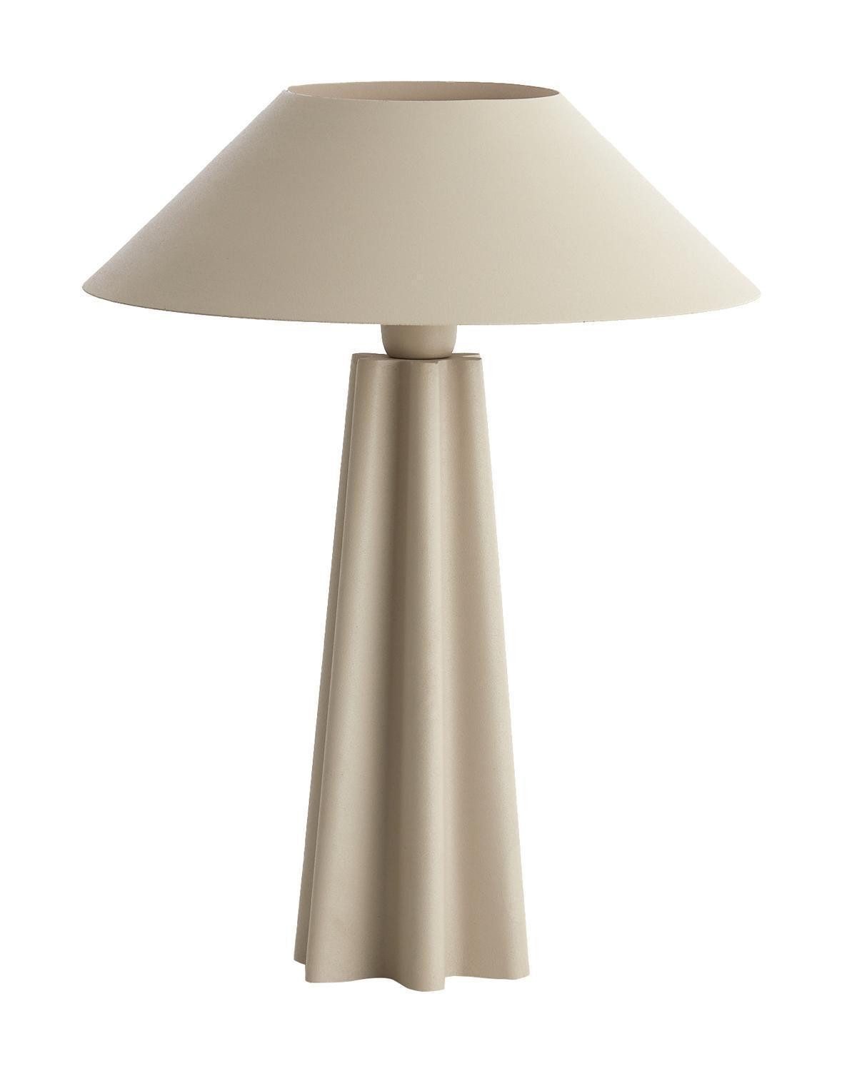 Light & Living Tischleuchte CUKAI, H 49 cm, Beige matt, Metall, ohne Leucht günstig online kaufen