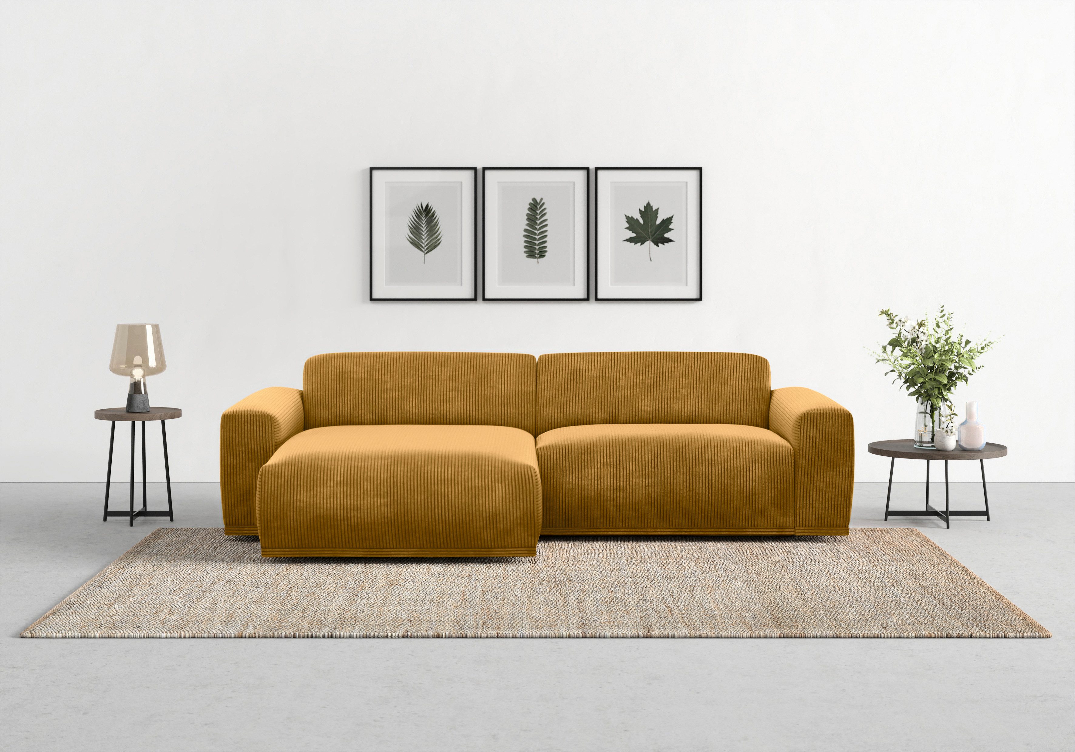 TRENDMANUFAKTUR Ecksofa Braga, mit hochwertigem Kaltschaum, günstig online kaufen