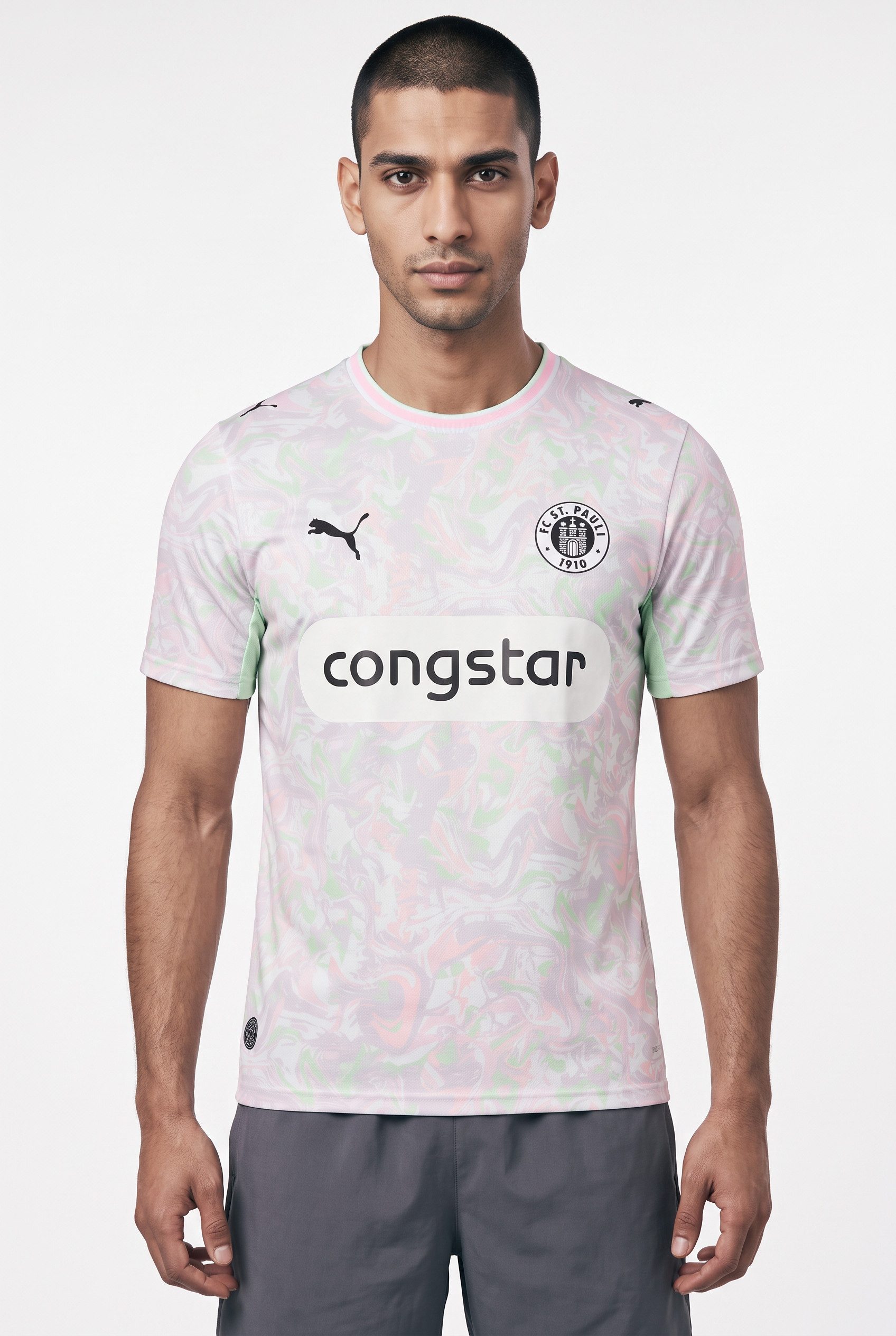 PUMA Fußballtrikot FCSP THIRD JERSEY REPLICA mit Rundhalsausschnitt, atmungsaktiv, mit DryCELL-Technologie