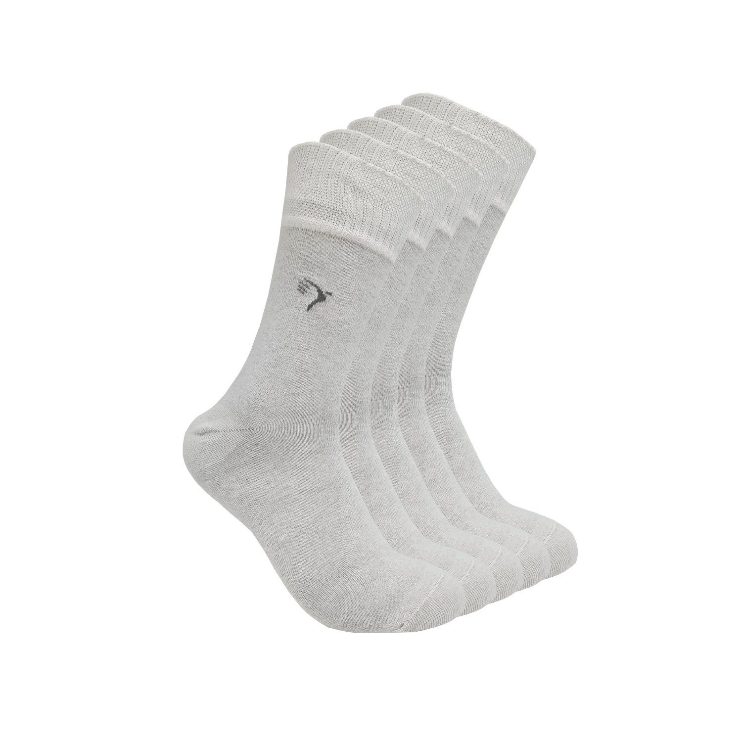 Komfortbund weiß 10% Gummi) (5-Paar) Socken mit Lindner Antibakterielle (ohne Max Silbersocken, Diabetikersocken, Silbergarn