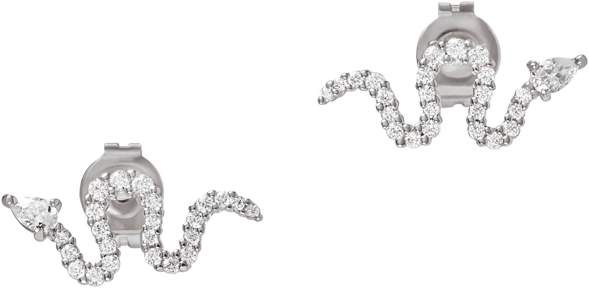 Emporio Armani Paar Ohrstecker Schmuck Geschenk Silber 925 Ohrringe Schlang günstig online kaufen