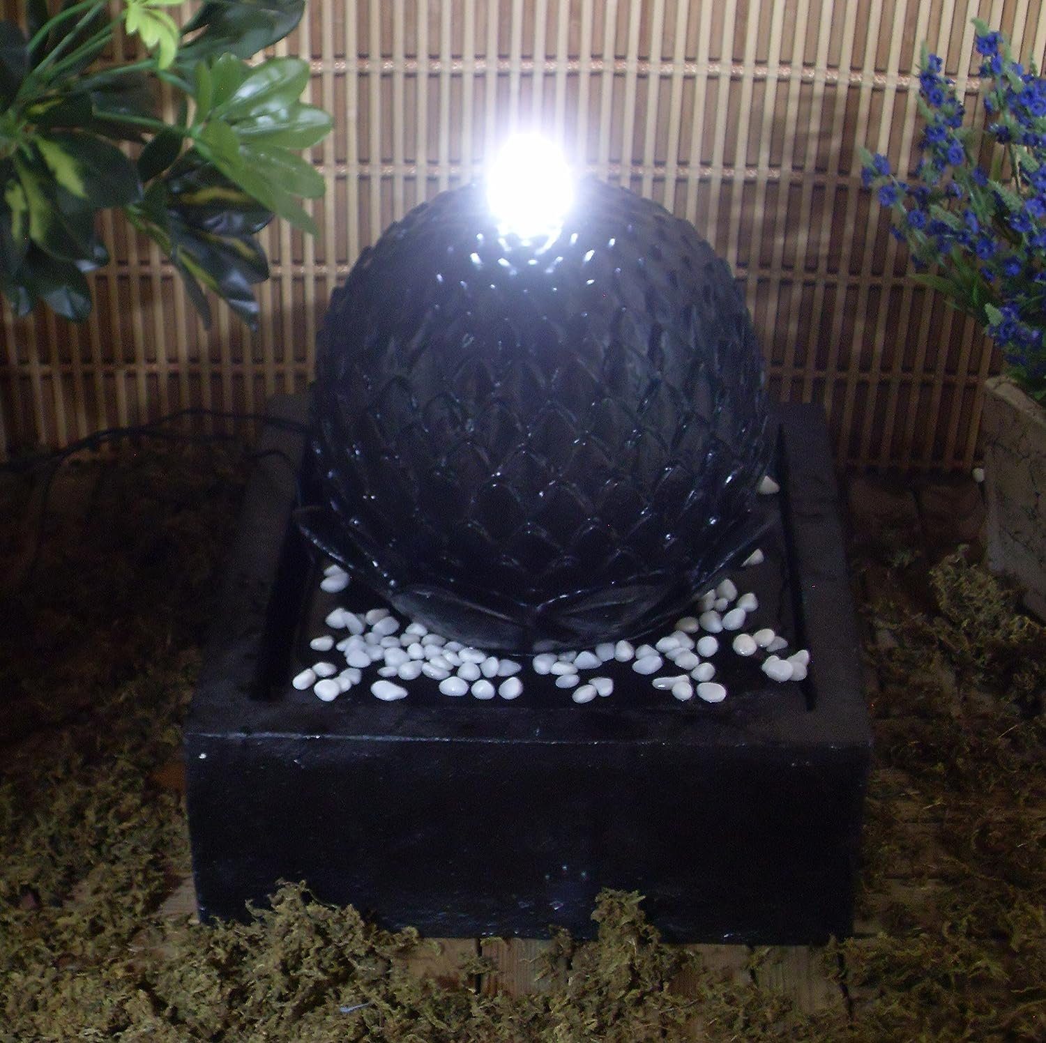 Ihren für Solarbrunnen Zen-Garten Gartenbrunnen Lotus, Wehmann