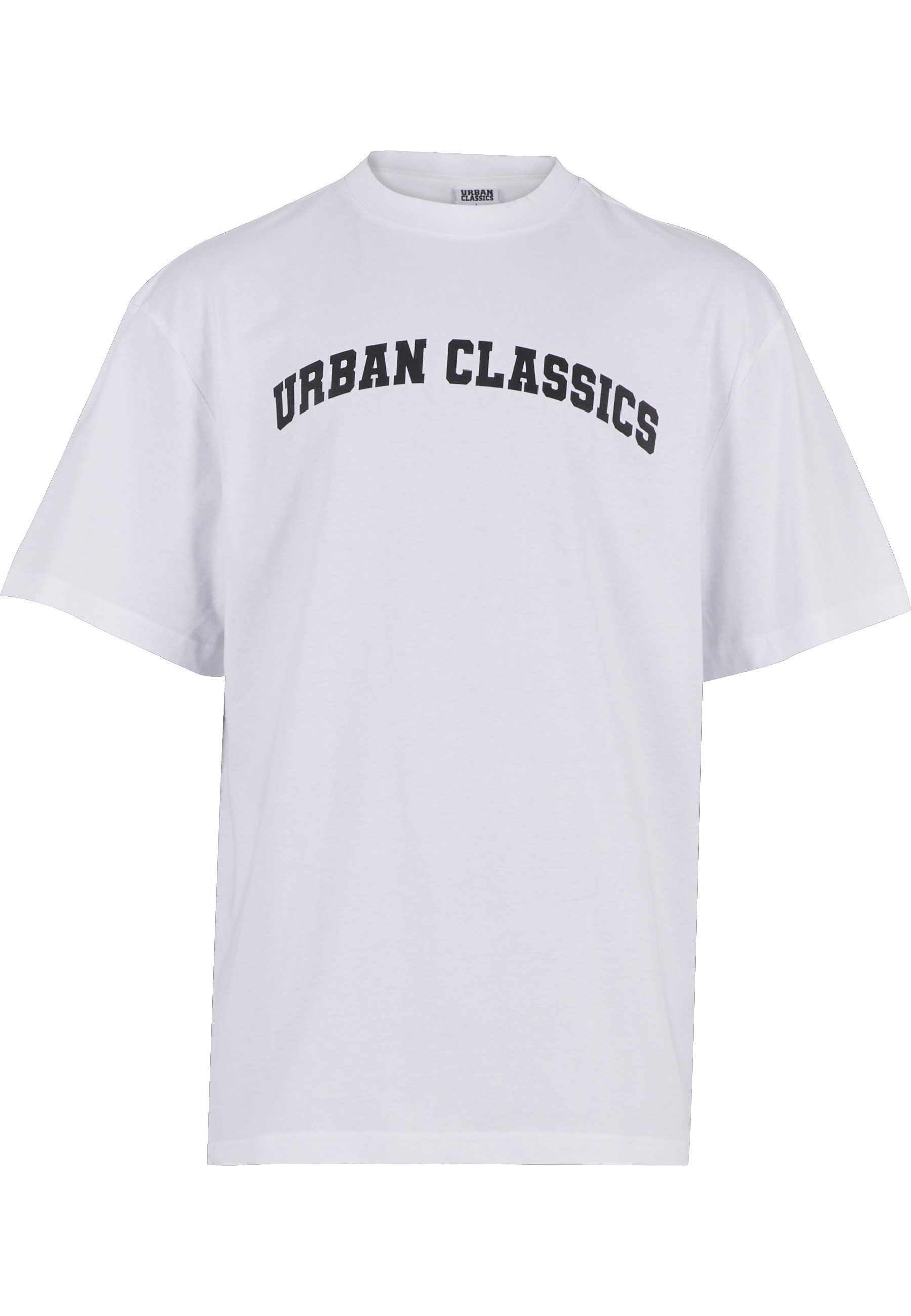 URBAN CLASSICS T-Shirt Urban Classics UC College Logo Tall Tee (1-tlg)