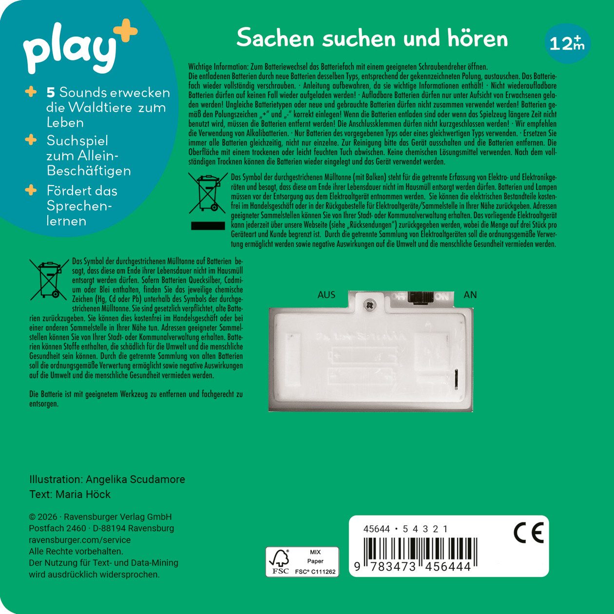 Play+ Mein allererstes Soundbuch Tiere im Wald – Bild 2 von 4