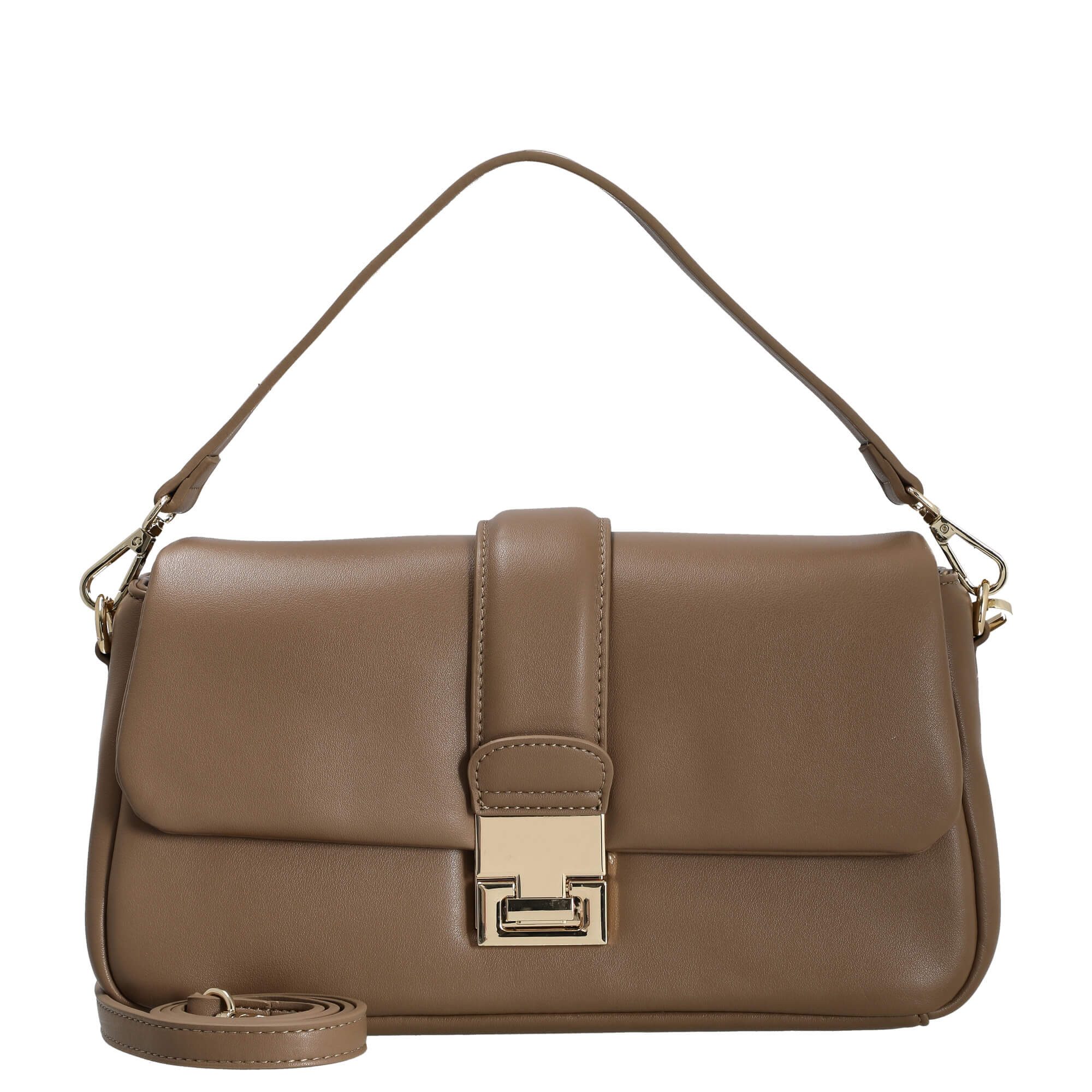 Umhängetasche Dalarna - Schultertasche 30 cm (soft toffee/gold)