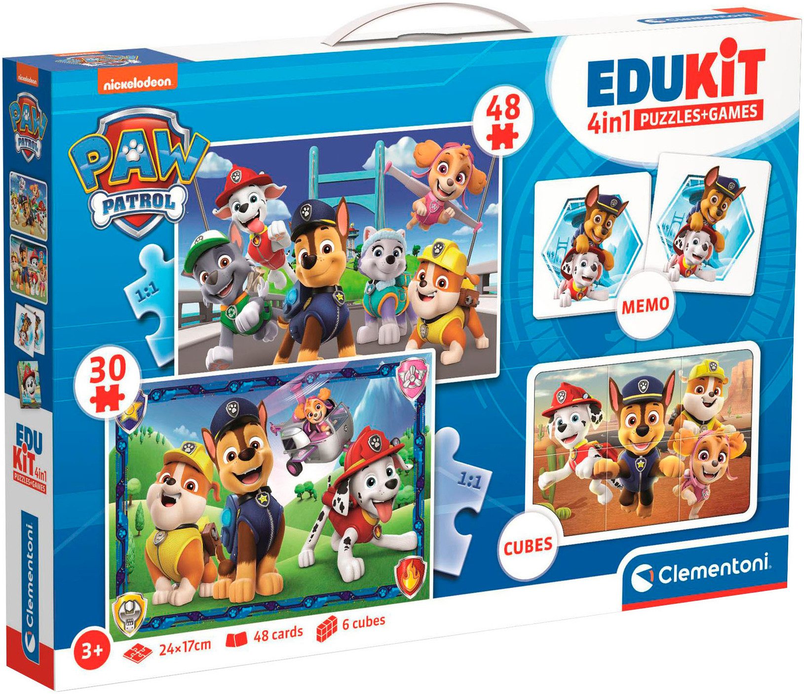 Clementoni® Puzzle Edukit, 4n1, Paw Patrol, günstig online kaufen
