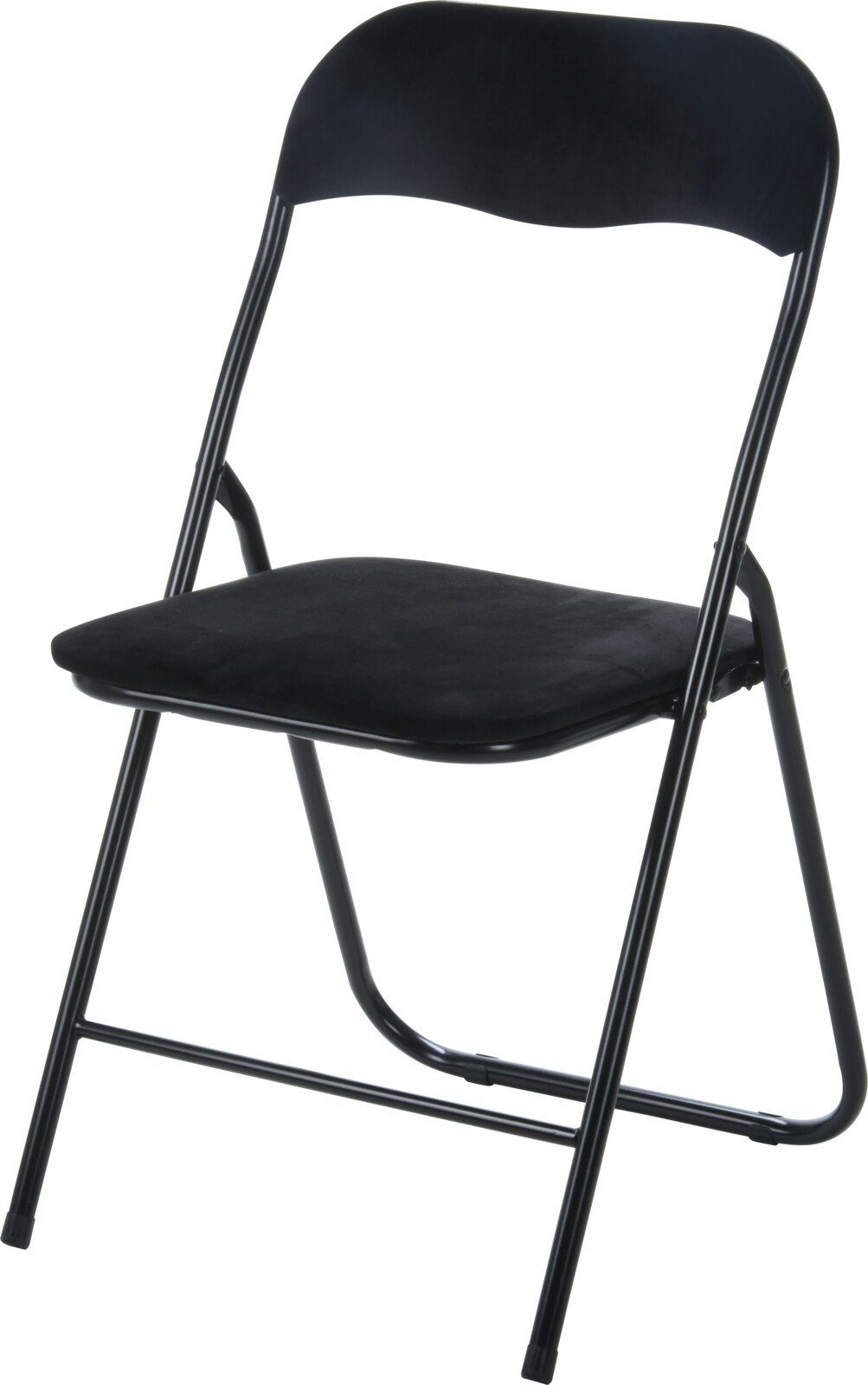 Koopman Klappstuhl Metallstuhl Stoff Besucher 3 Farben (Einzelartikel, 1 St), Leicht, Stoffbezug