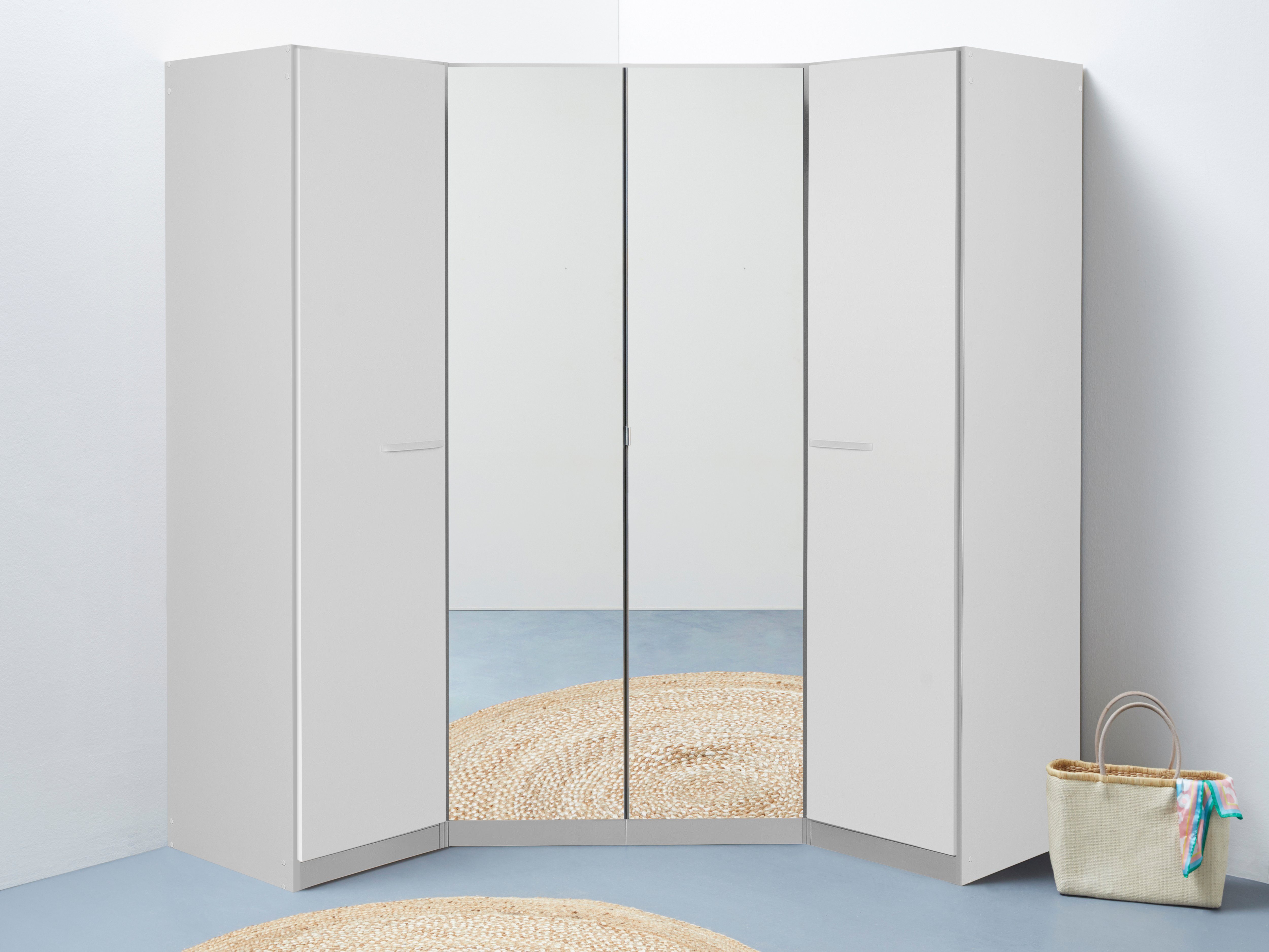 rauch Schrank-Set Kleiderschrank Schrank Garderobe Wäscheschrank VANDOR, (Set), 4-türig mit viel Stauraum, Schränke einzeln stellbar MADE IN GERMANY