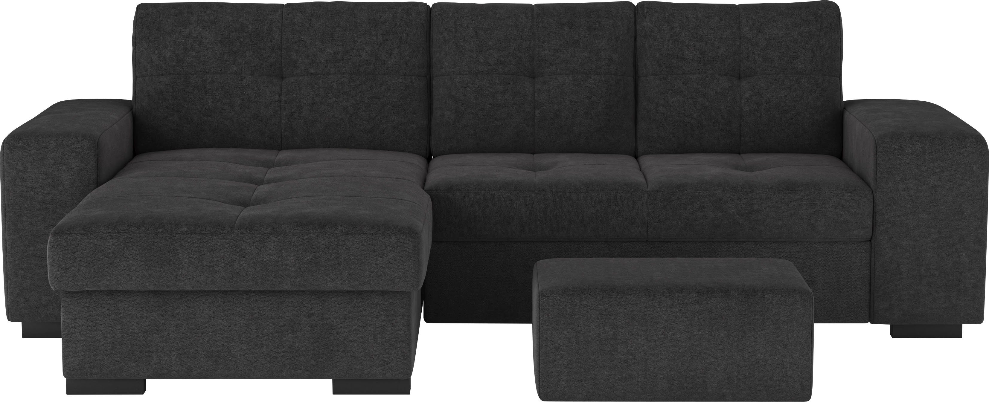 COTTA Ecksofa Mattina L-Form, mit Hocker, günstig online kaufen