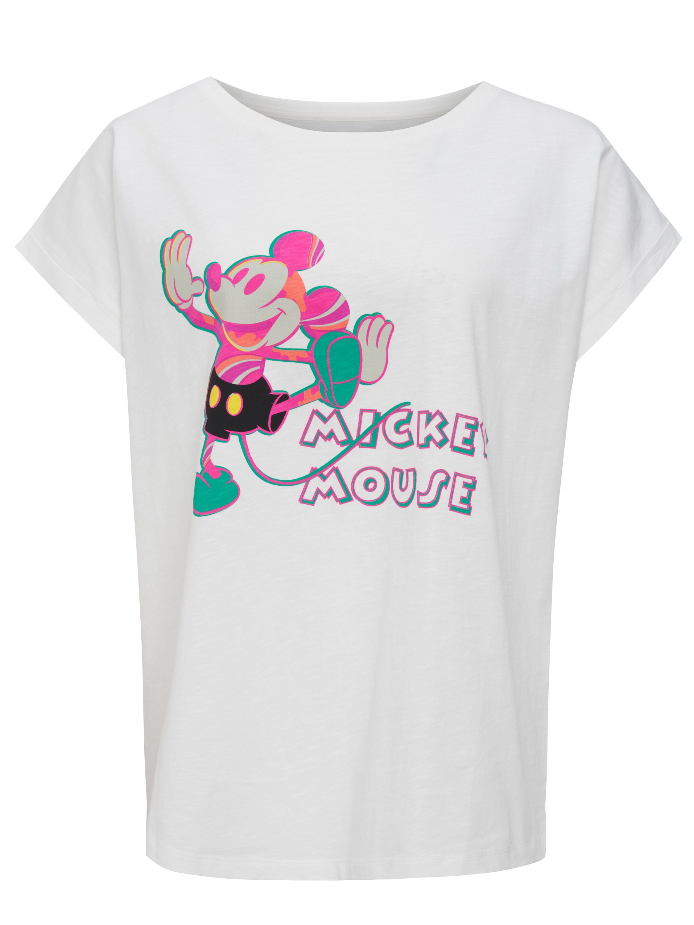 Pose T-Shirt Bio-Baumwolle Mouse Mickey Recovered Colourful GOTS zertifizierte