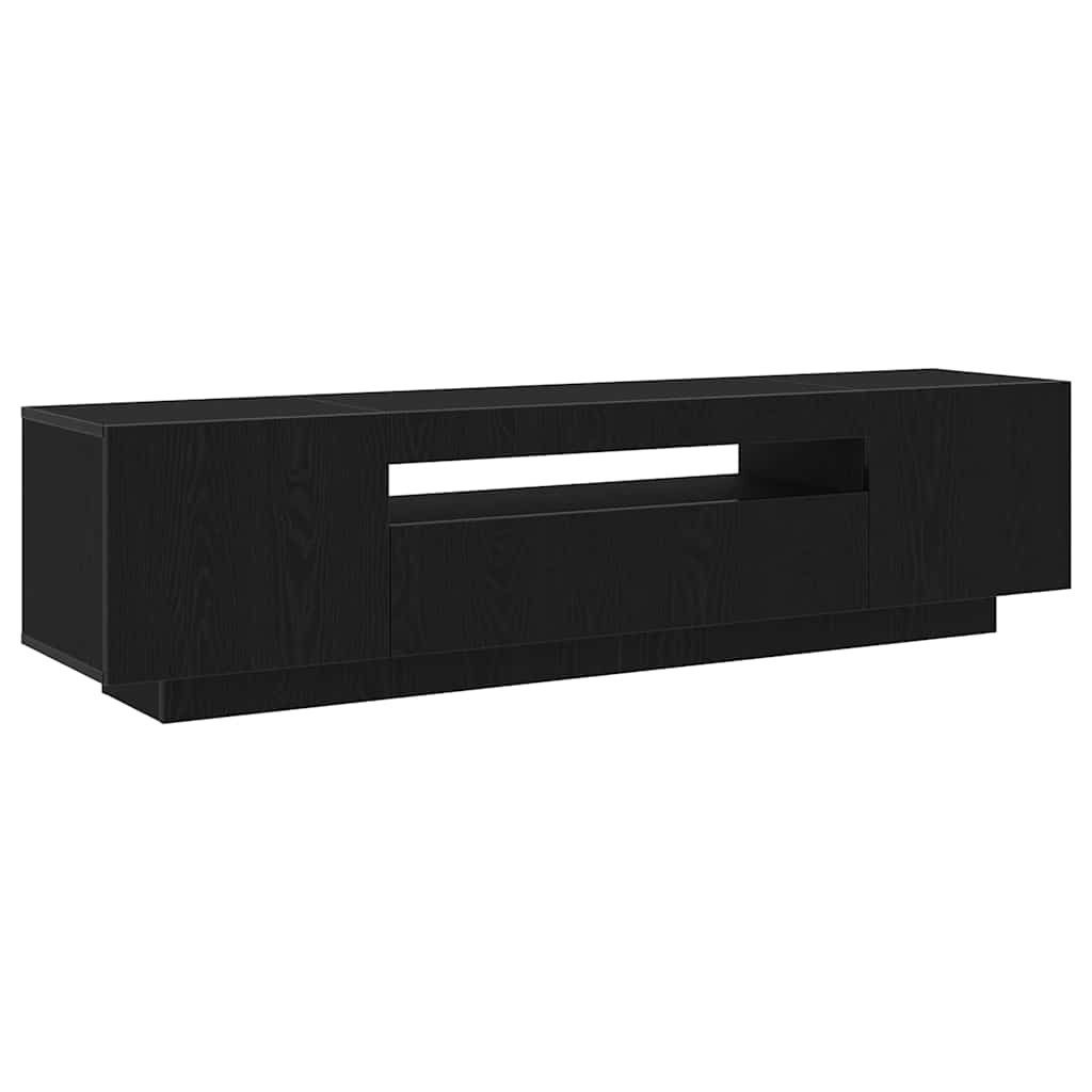 vidaXL TV-Schrank TV-Schränk 160 x 35 x 40 cm Schwarz Holzwerkstoff (1-St)