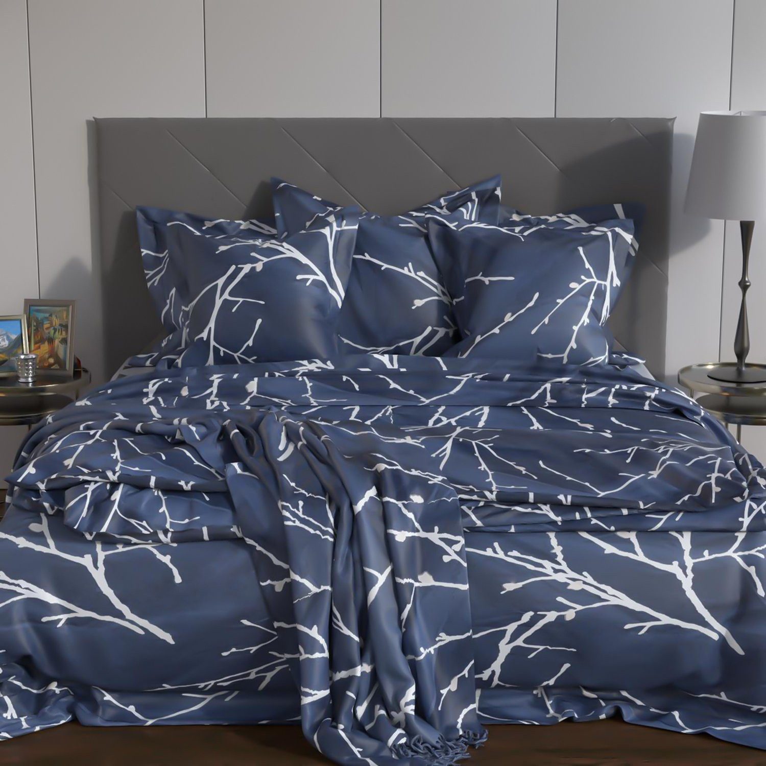 Intirilife Bettwäsche, Polyester, 2 teilig, Bettwäsche günstig online kaufen