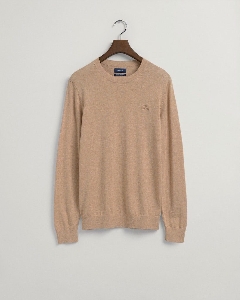 MEL CASHMERE Strickpullover GANT / 296 KHAKI COTTON Gant He.Pullover C-NECK /