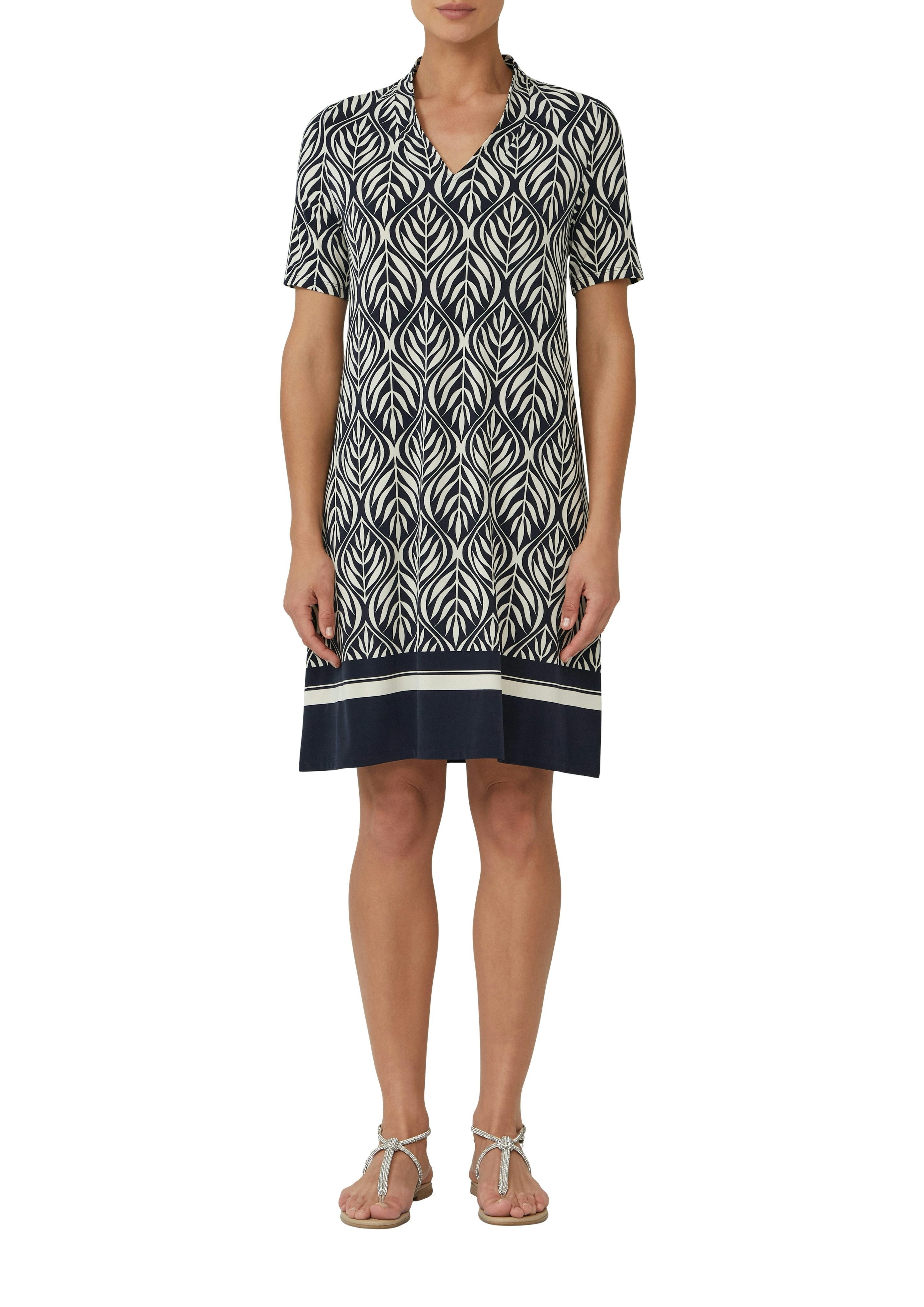 s.Oliver BLACK LABEL Sommerkleid mit All-Over Print