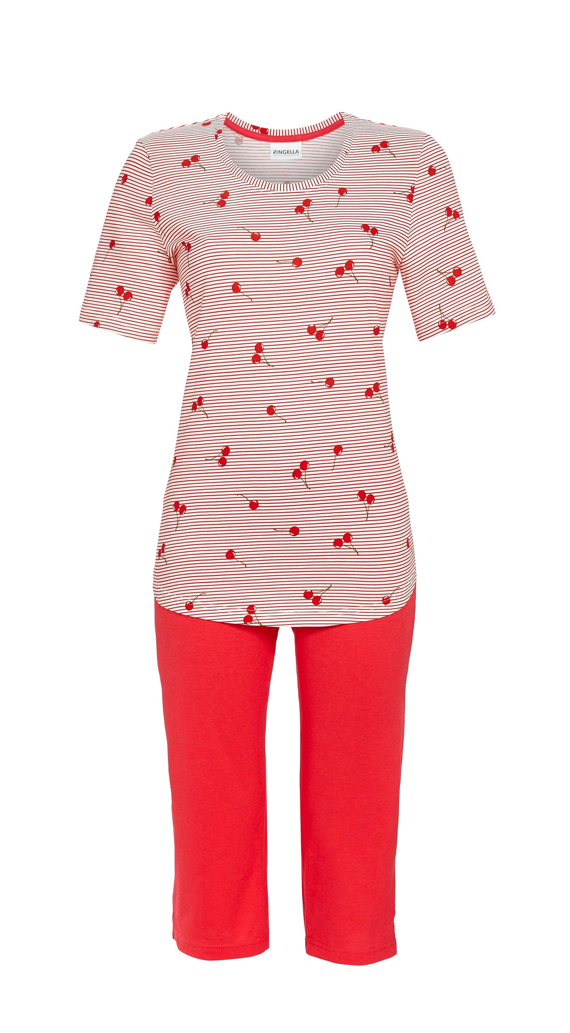 Ringella Pyjama mit Caprihose und geringeltem günstig online kaufen