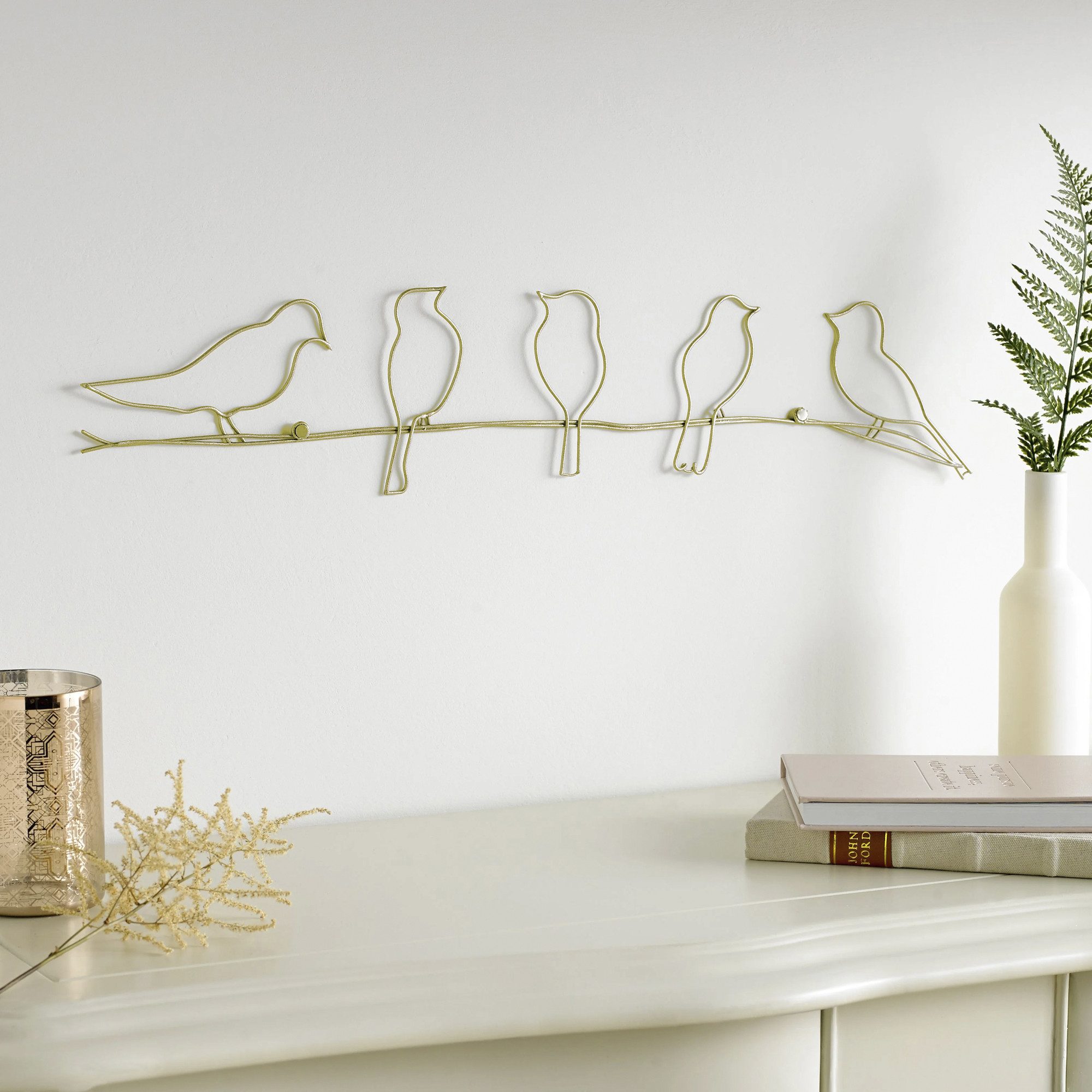 Art for the home Wandbild Vogel, (1 St), Luxus Metal Art Wanddeko