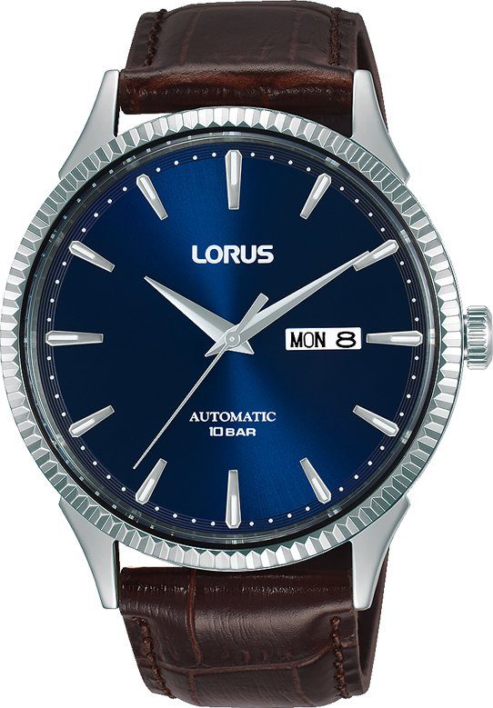 Online-Shop für Markenartikel LORUS Automatikuhr RL475AX9 blau, braun