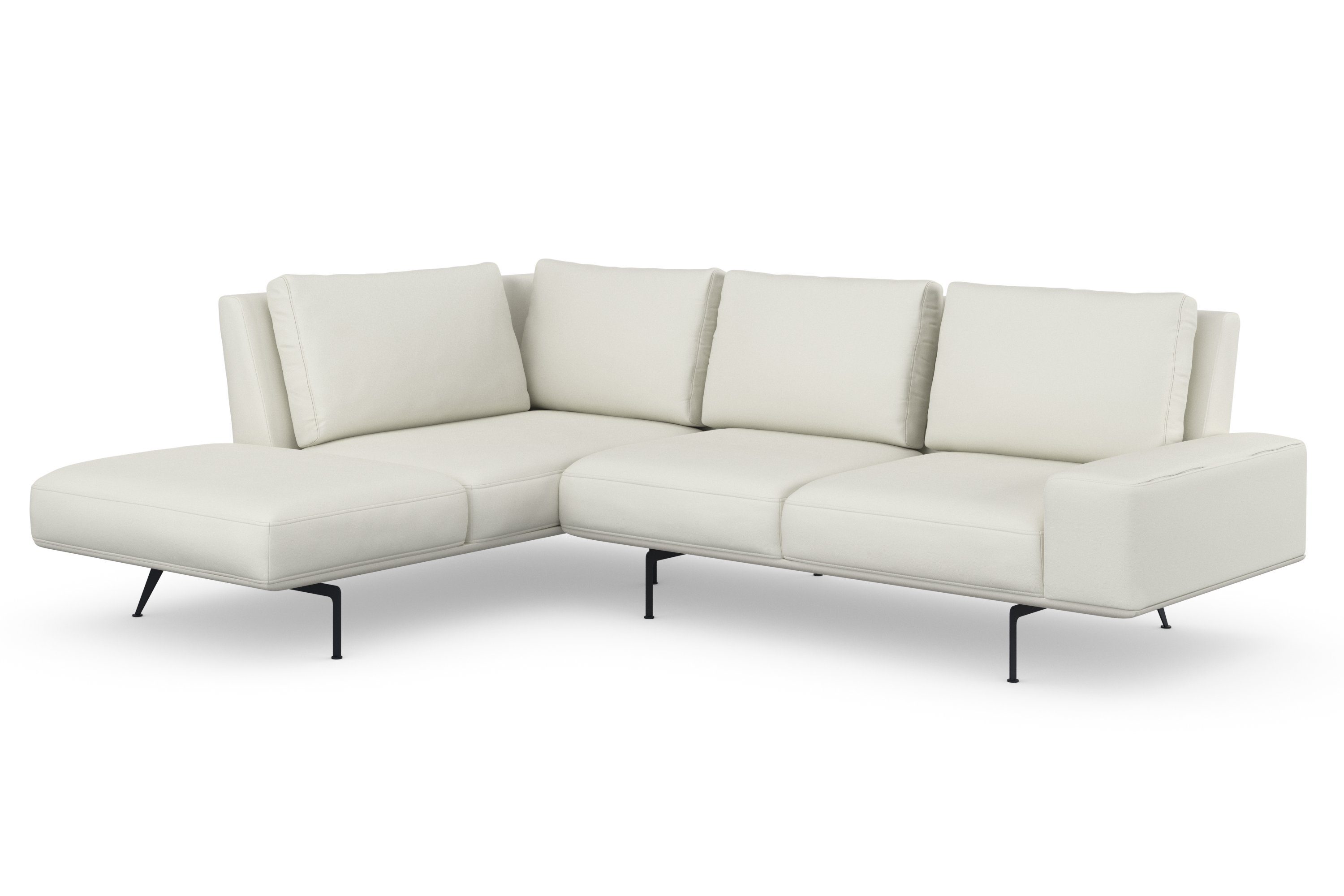 machalke® Ecksofa, mit schöner Bodenfreiheit