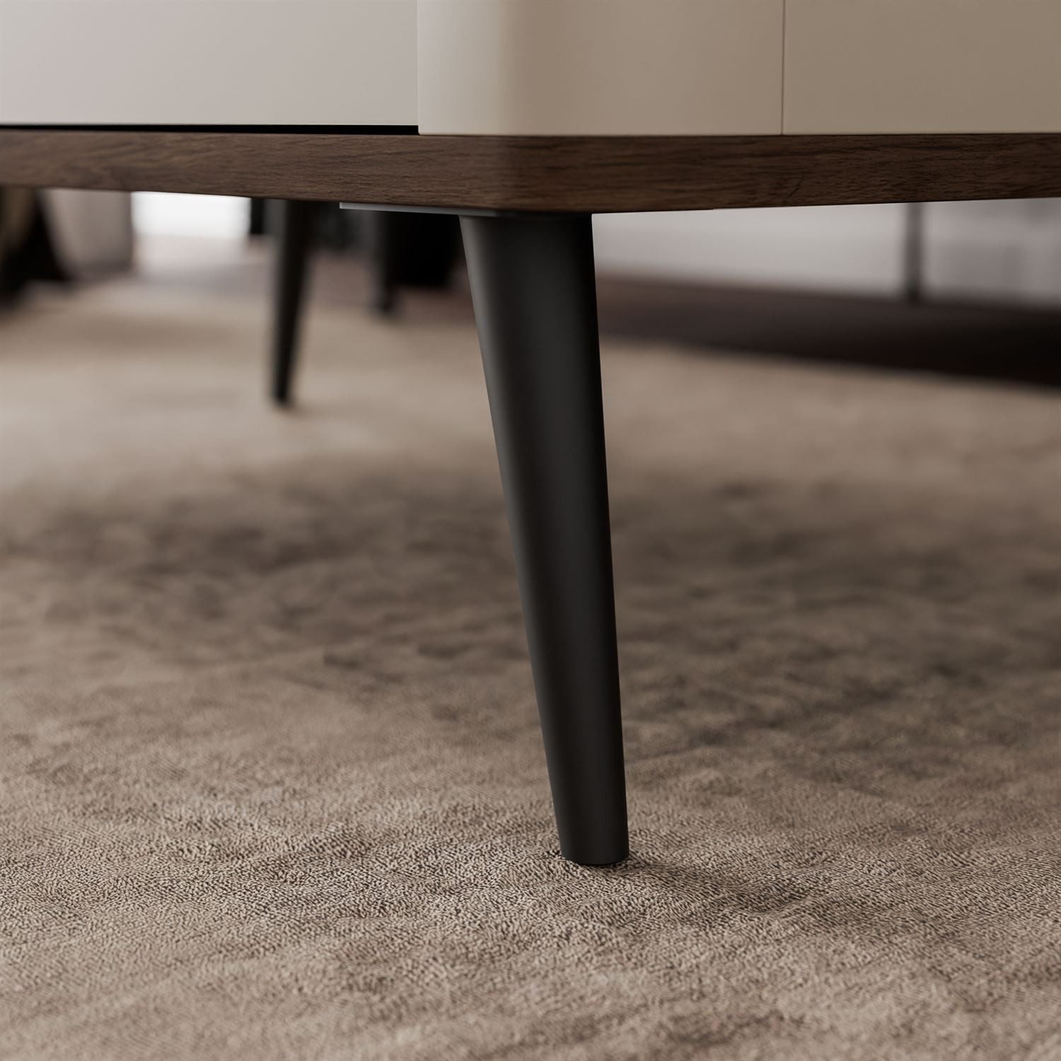 Lookway Couchtisch AUTUMN mit verschließbarem Fach unter der Tischplatte, 100x42x60 cm – Bild 5 von 5