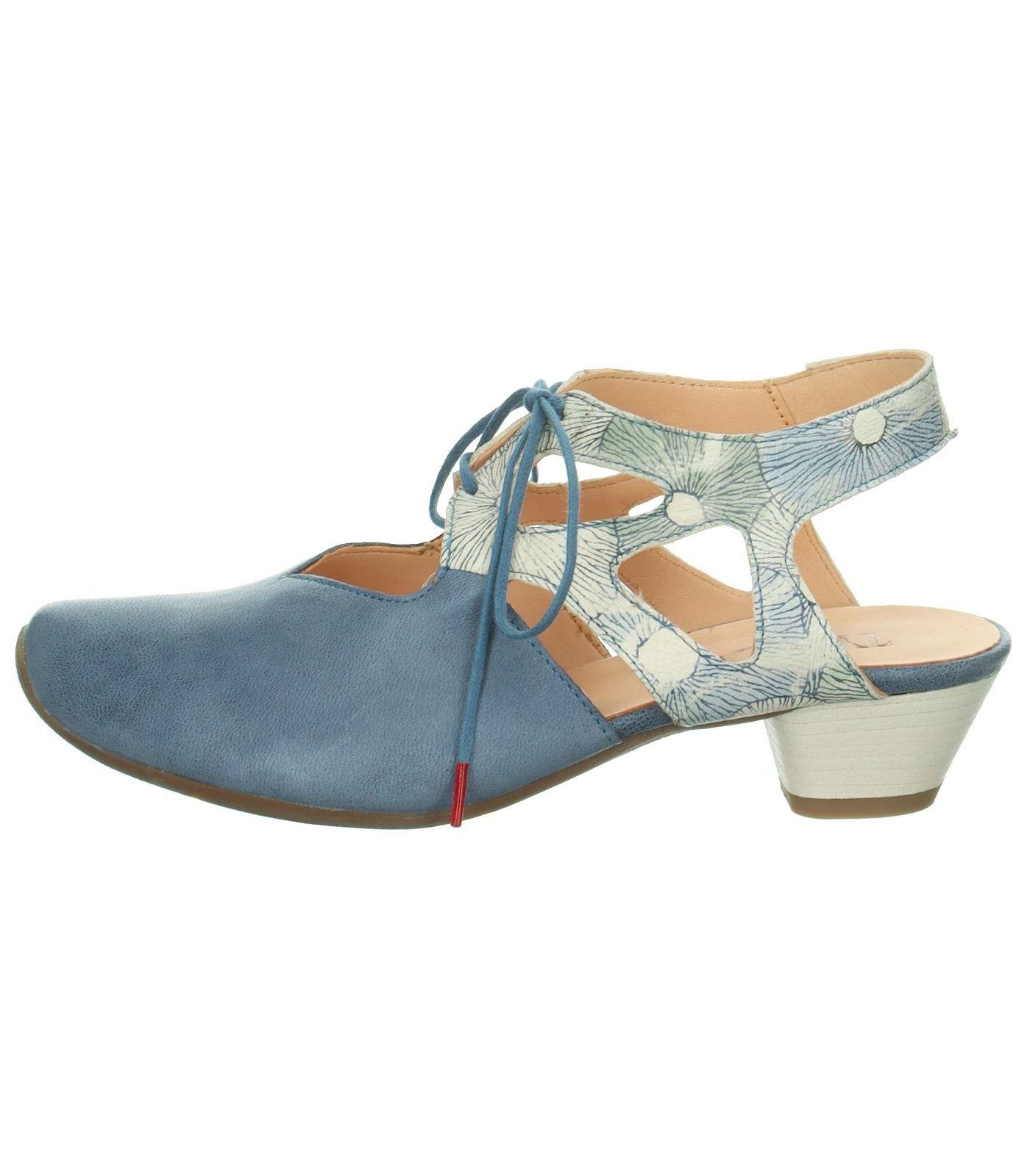 Schnürpumps Pumps Denim Leder Think!