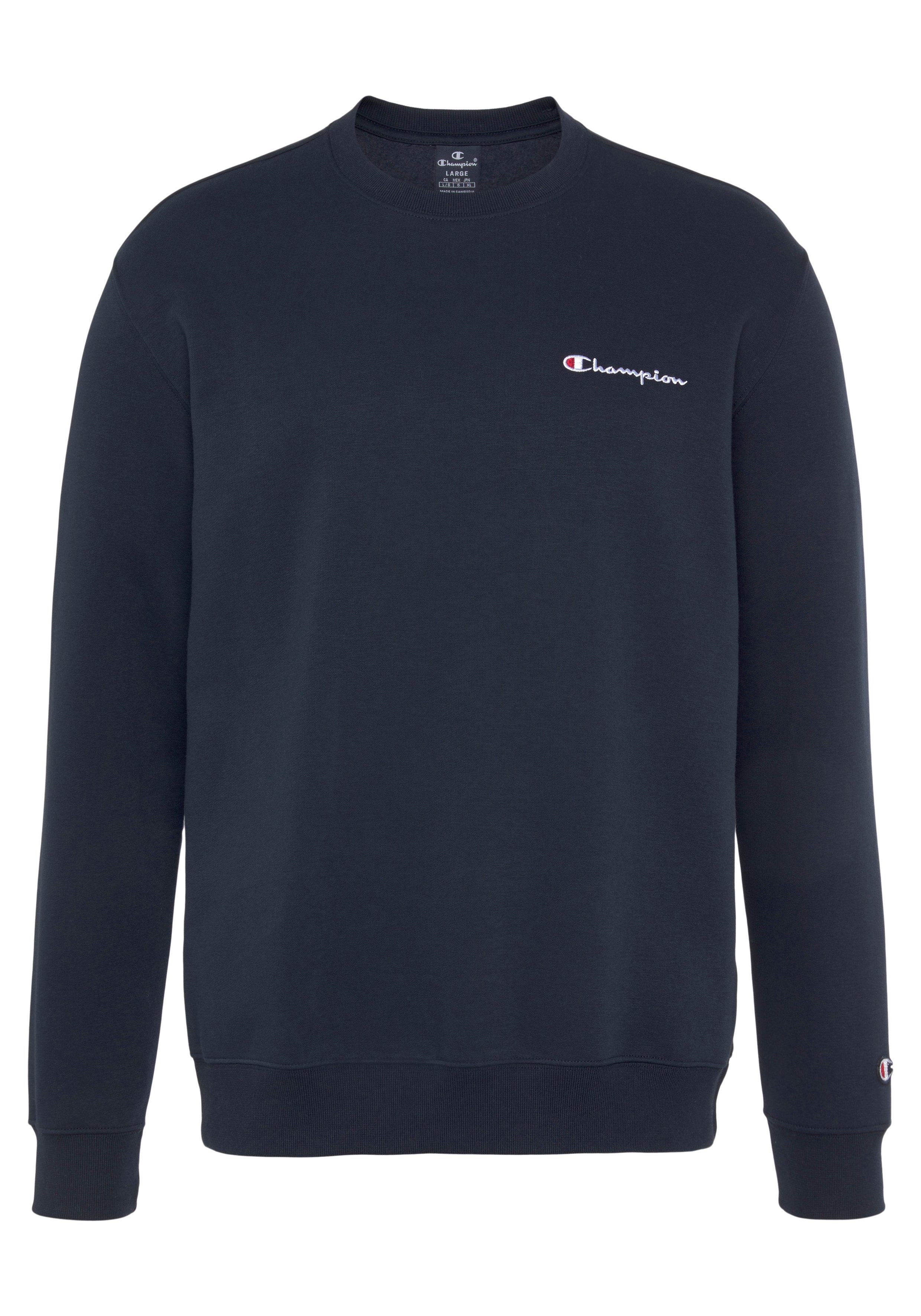 Champion Sweatshirt Classic Crewneck Sweatshirt small l marine