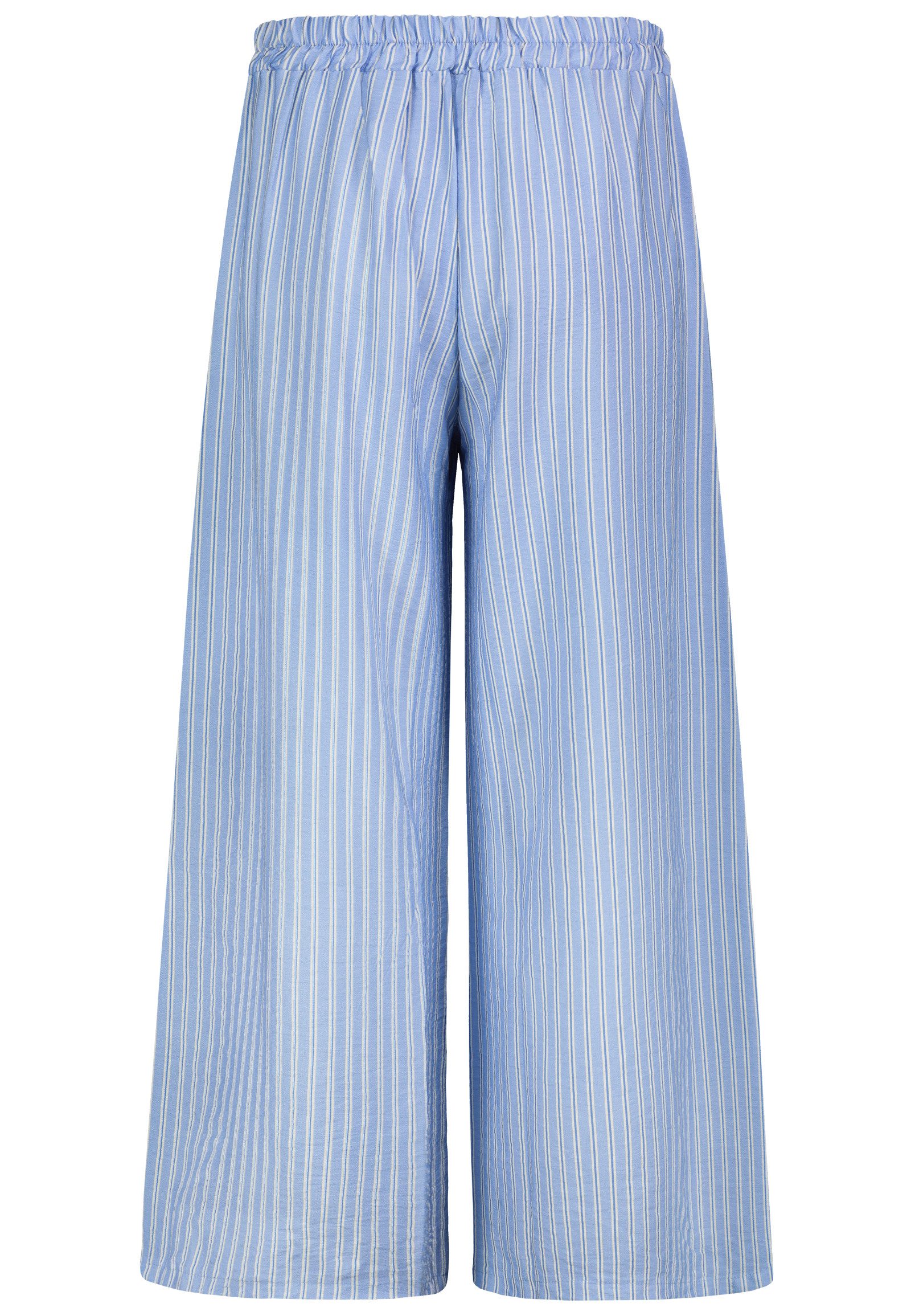 SUBLEVEL Stoffhose Modisches Streifenmuster mit elastischem Bund Striped Pa günstig online kaufen