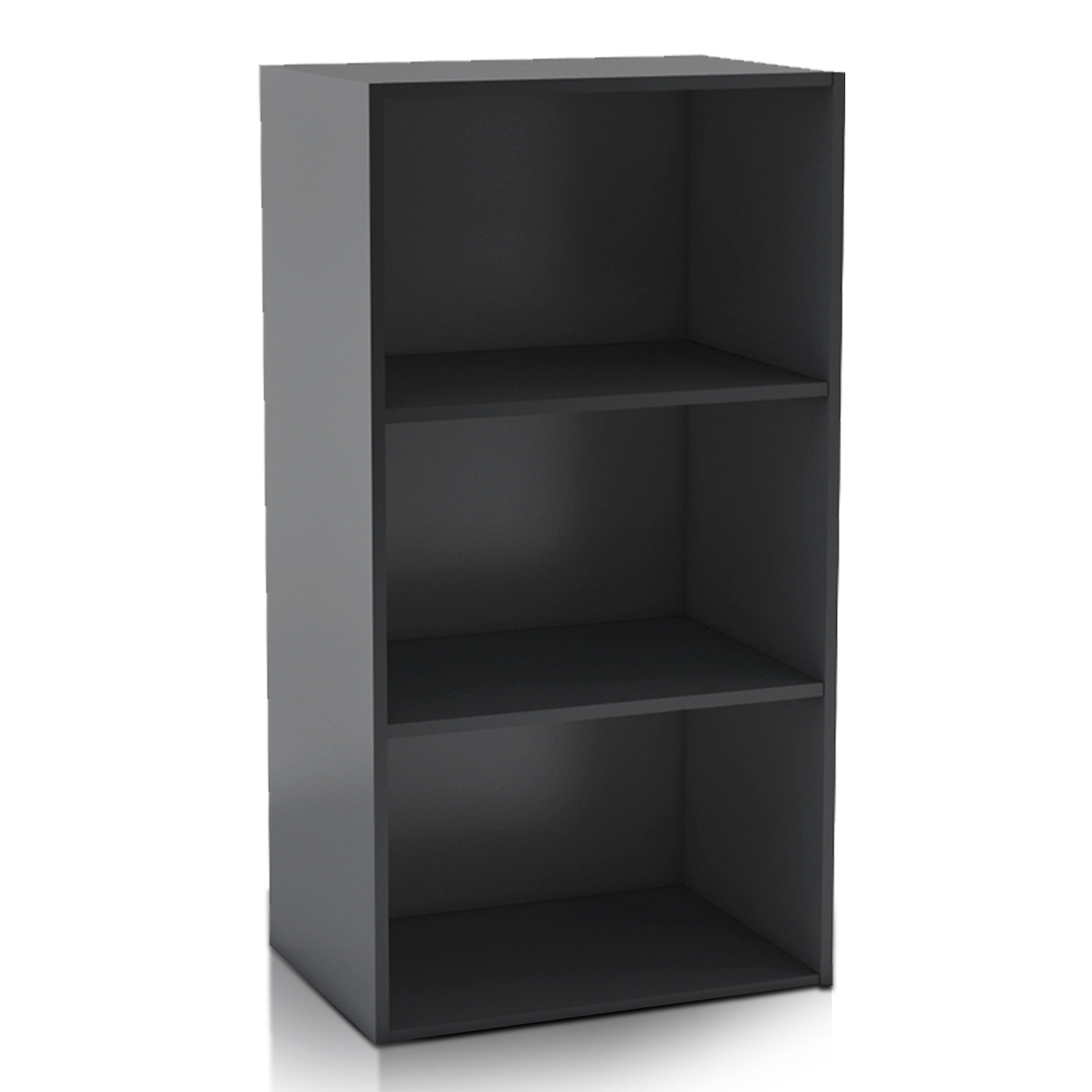 habeig Bücherregal Tube Bücherregal Standregal 3 Fächer Belastung Regalboden Standregal