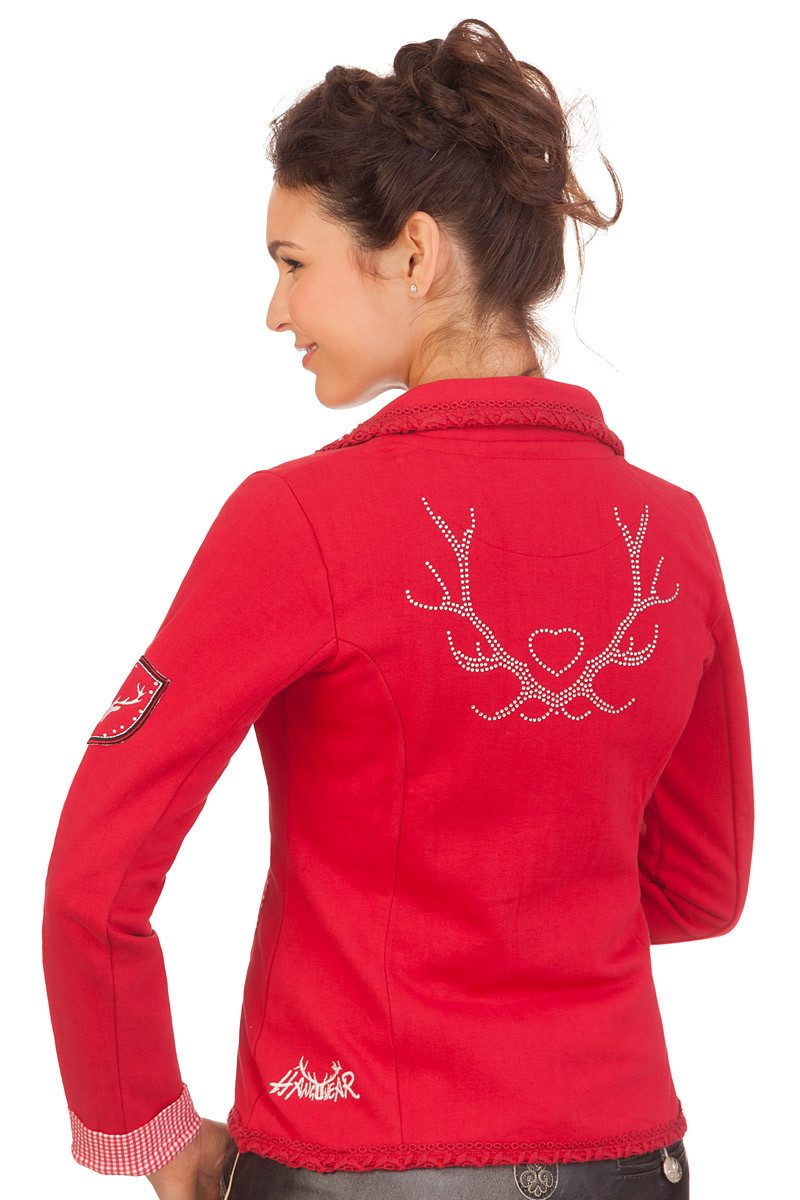 Hangowear Trachtenjanker Trachtenjacke Damen - FADRINA - rot