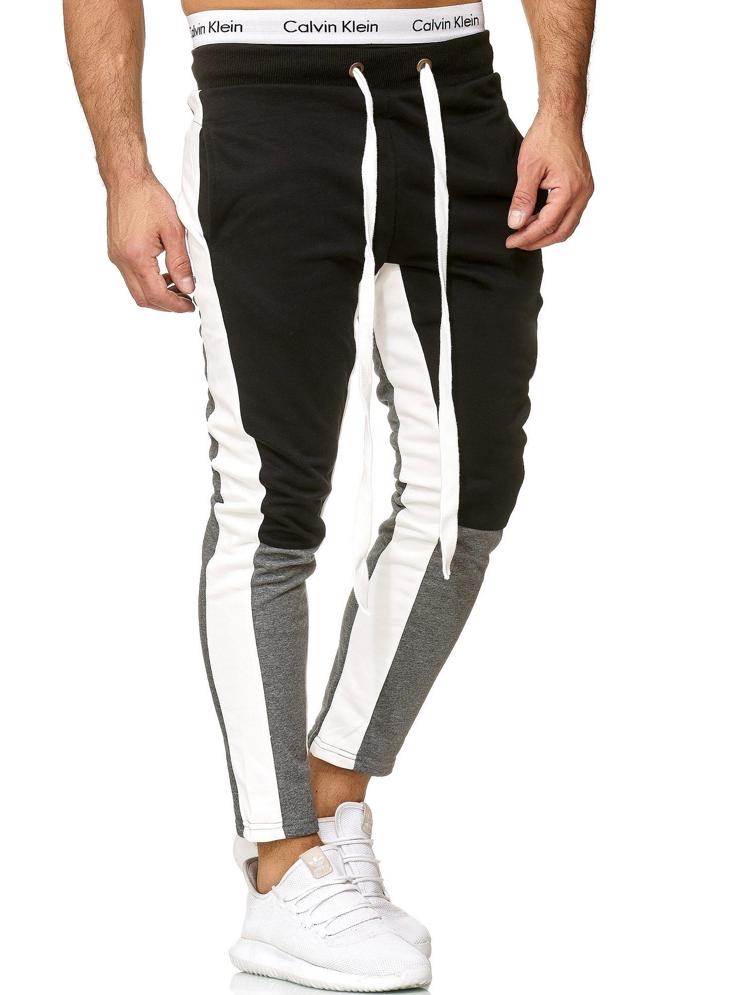 Sportanzug Code47 Jogginghose Jogginganzug Silberfarben Code47 Modell Herren (1-tlg) A10