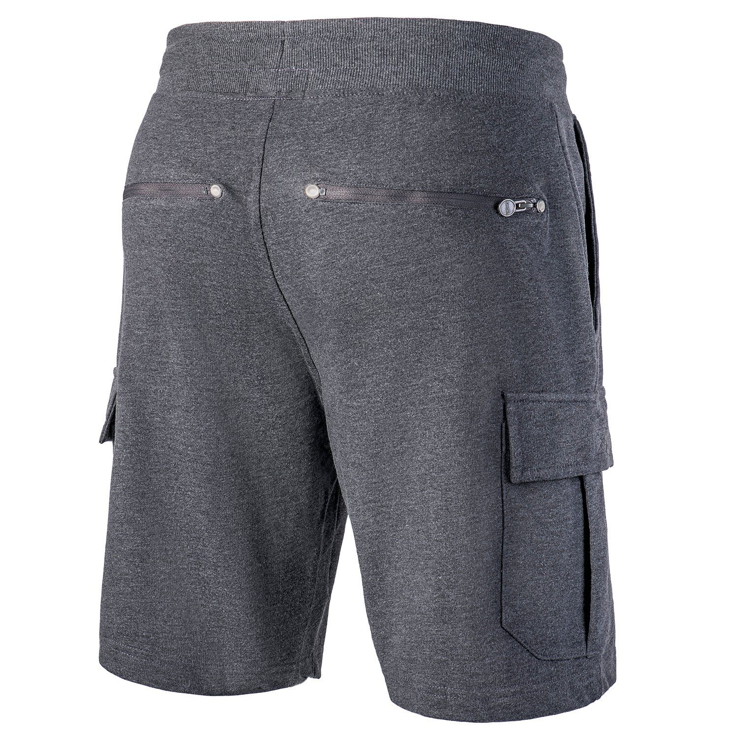 Mount Swiss Shorts Mount Swiss Kurze CARGO Freizeithose Herren (1-tlg) 2 Seitentaschen, 2 Beintaschen + 2 Gesäßtaschen mit Reißverschluss – Bild 4 von 5