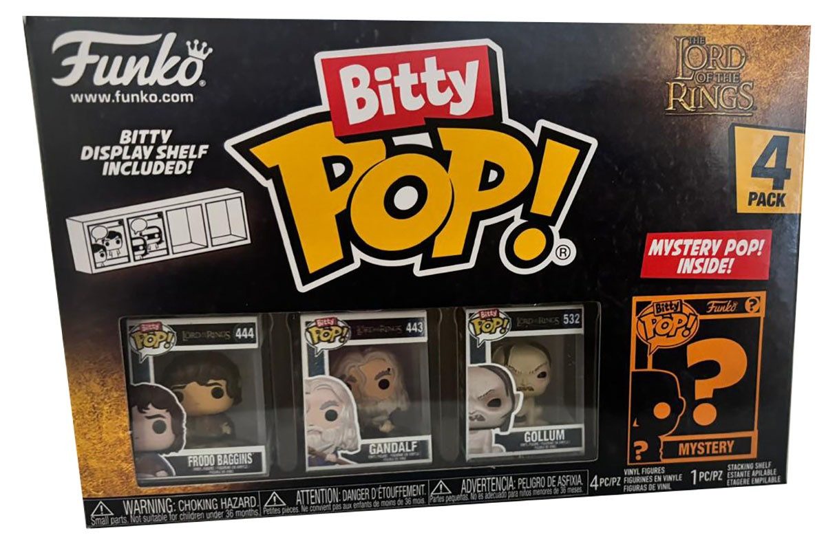 Funko Spielfigur Funko Bitty Pop! Herr der Ring Vinyl-Figuren Frodo Gandalf Set