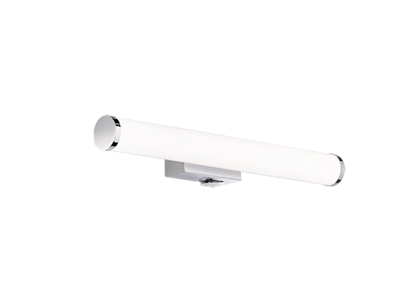 TRIO Leuchten LED Wandleuchte, LED fest integriert, Warmweiß, Flache Bad-Lampe für Spiegel, Wand-Lampe mit Schalter, Gäste WC B:60cm