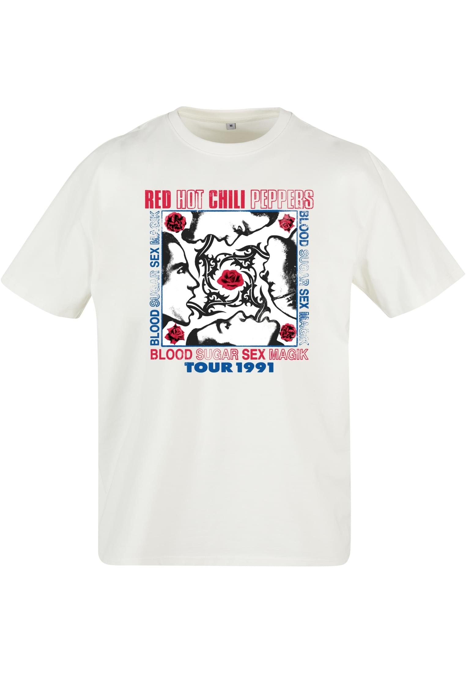 Kurzarmshirt Upscale by Mister Tee Herren Red Hot Chilli Peppers Oversize Tee