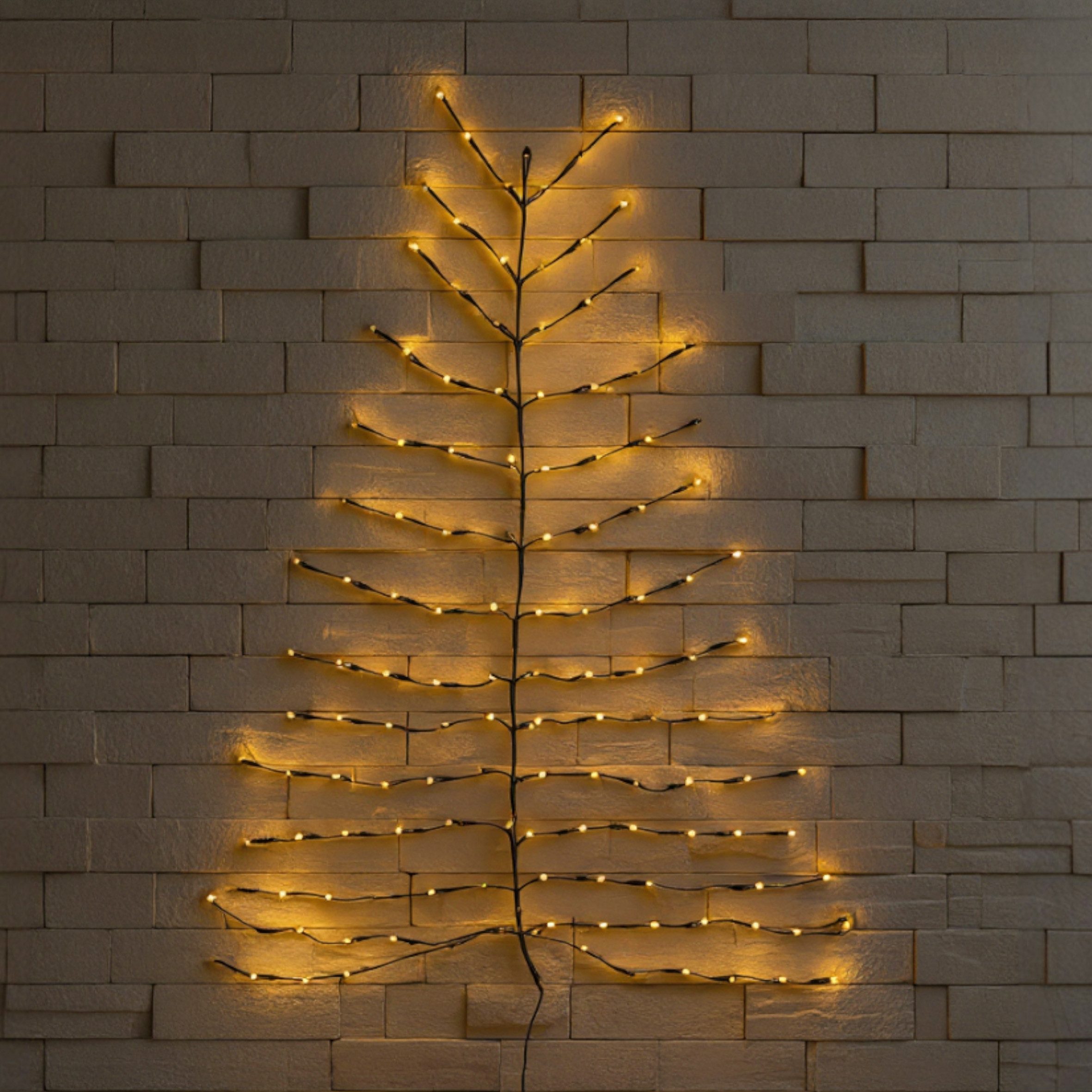 Spetebo LED Wandleuchte Weihnachtsbaum Wandbild für günstig online kaufen
