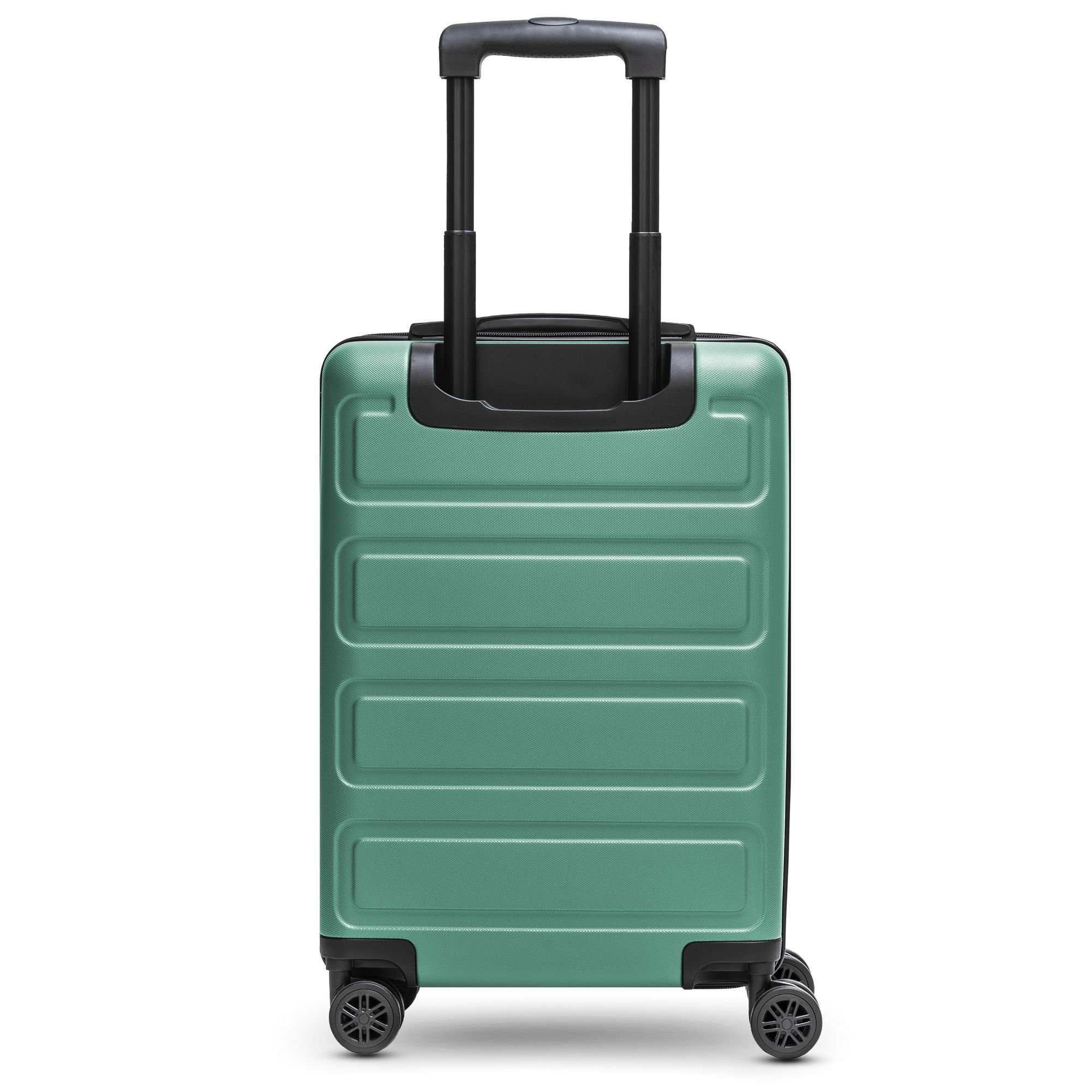 08, 4 green-blue Handgepäck-Trolley 2 ABS Essentials Rollen, Redolz