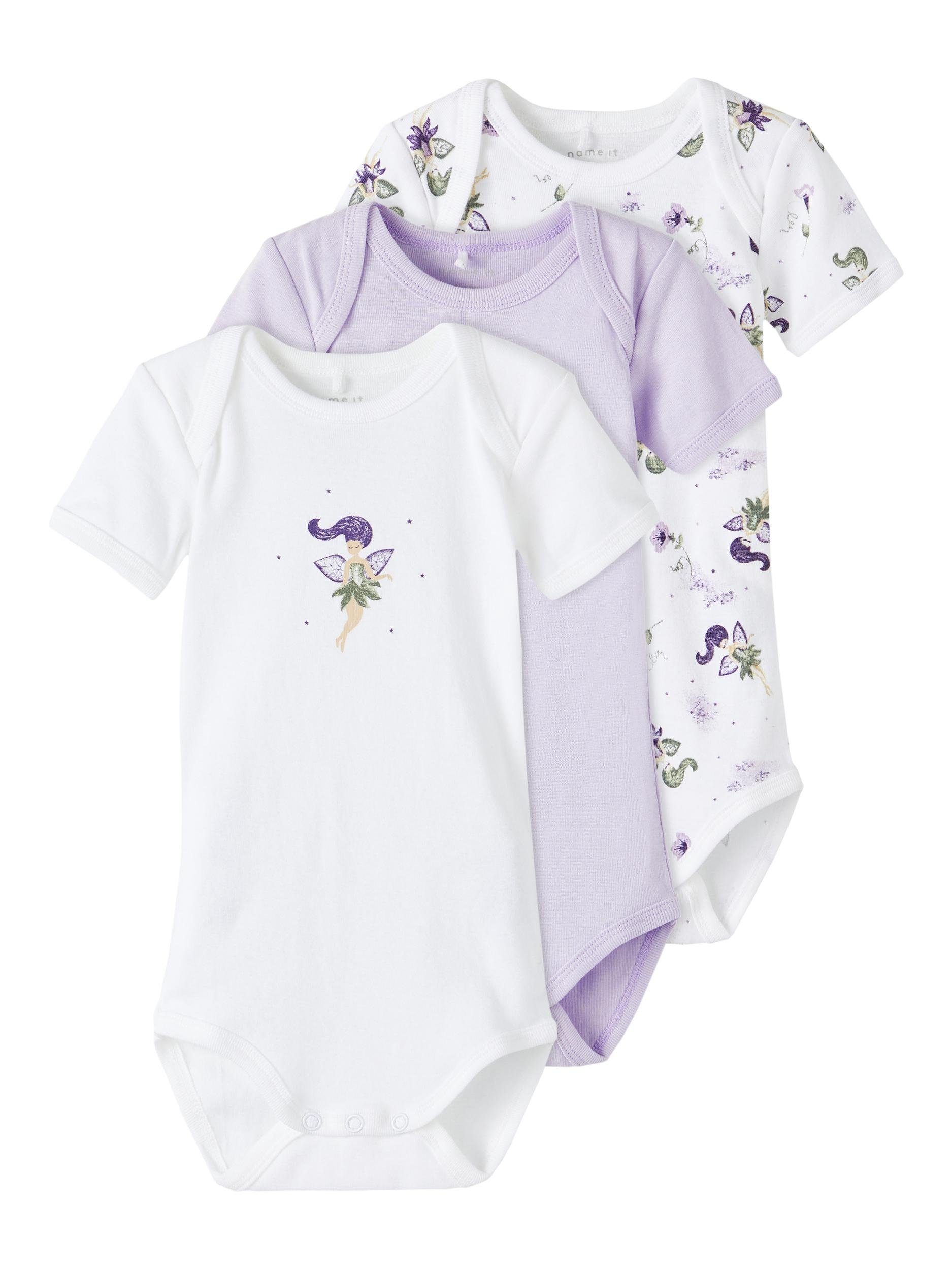 Name It Body (3-tlg) NBFBODY 3P SS ORCHID PETAL FAIRY