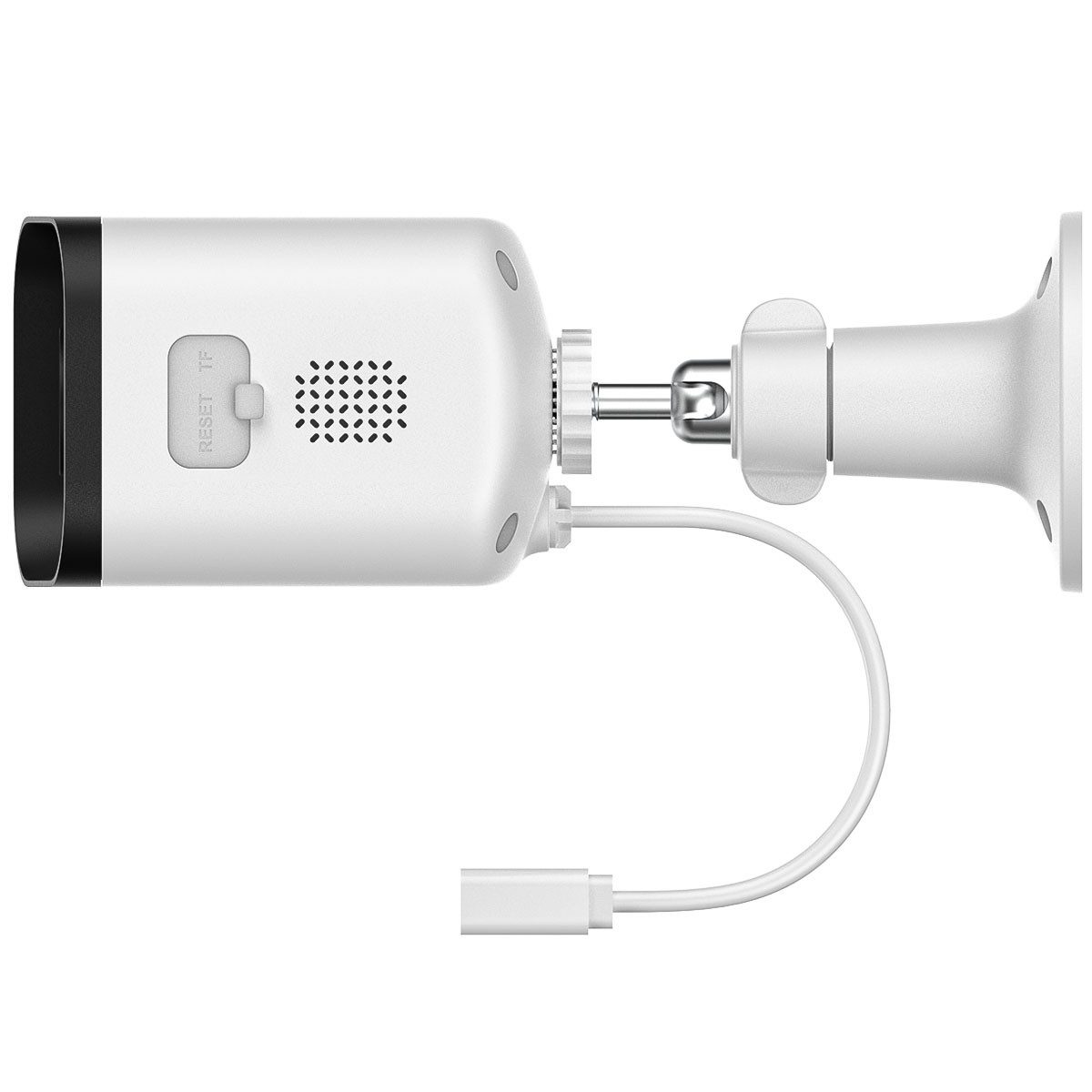 Arenti Überwachungskamera O3 - 2K 4 MP WLAN IP65 wettergeschützte Bullet Kamera (Außenbereich, Innenbereich, Vollfarbige Nachtsicht, Zwei-Wege-Audio, IP65-Wetterschutz)