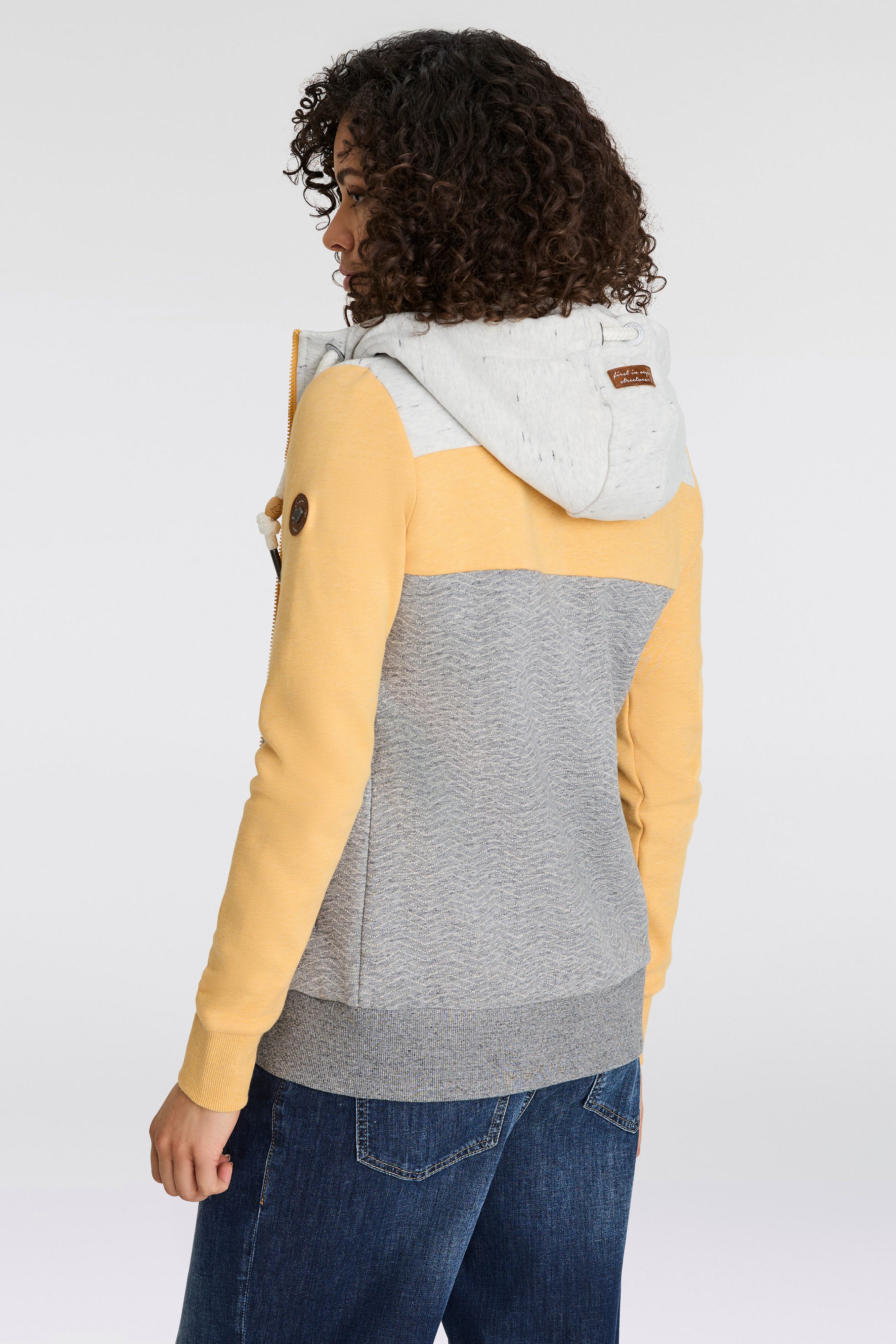 Ragwear Sweatjacke TREGA ZIP O im Colorblocking-Design günstig online kaufen