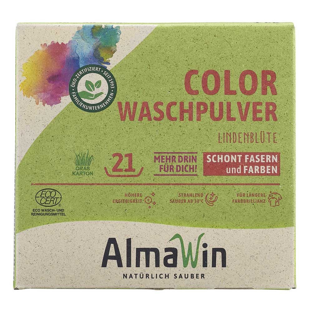 Almawin Waschpulver - Color Lindenblüte 1Kg Colorwaschmittel
