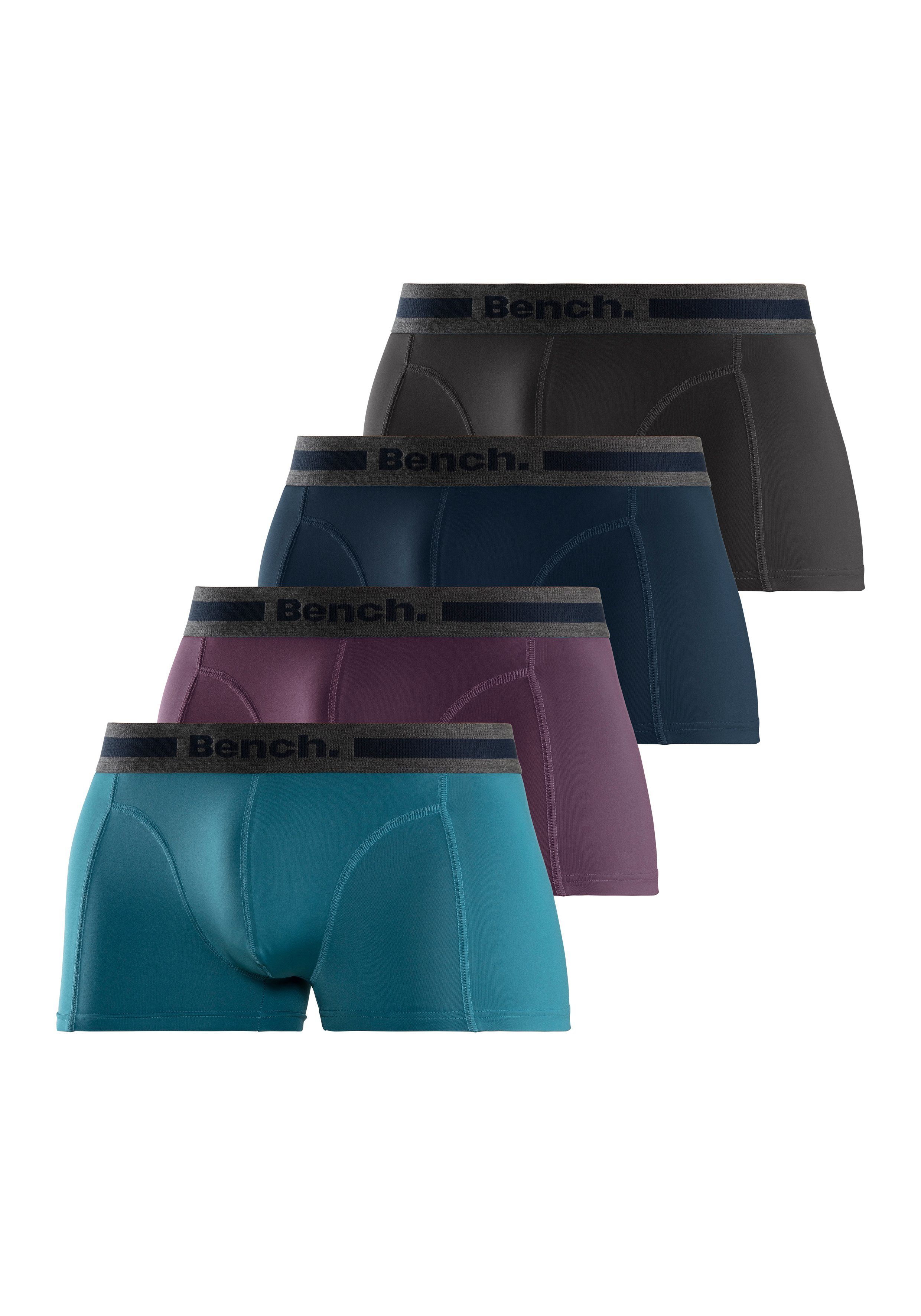 Bench. Funktionsboxer Boxershorts für Herren (Packung, 4-St) Unterhosen aus Microfaser – Bild 2 von 5