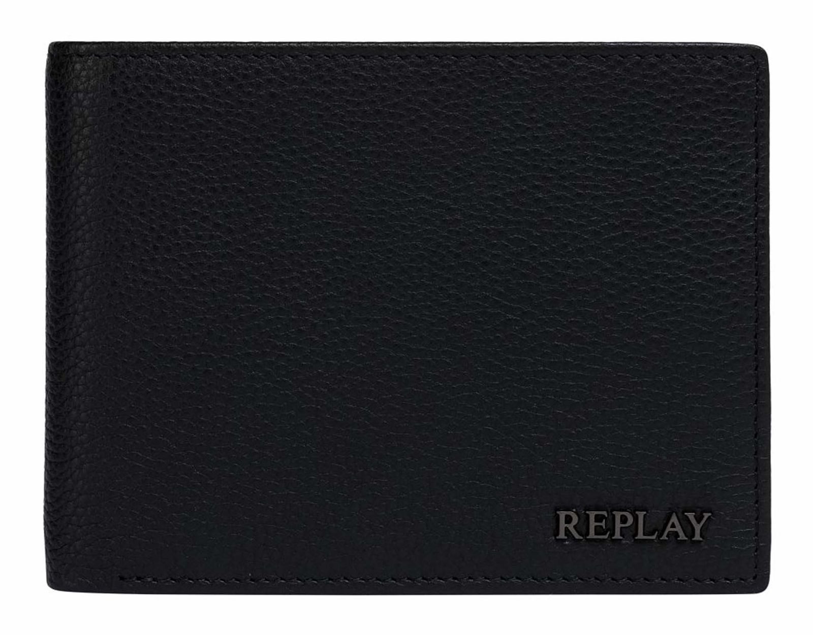 Replay Geldbörse Wallet, aus echtem Rindsleder mit RFID-Blocker Schutz