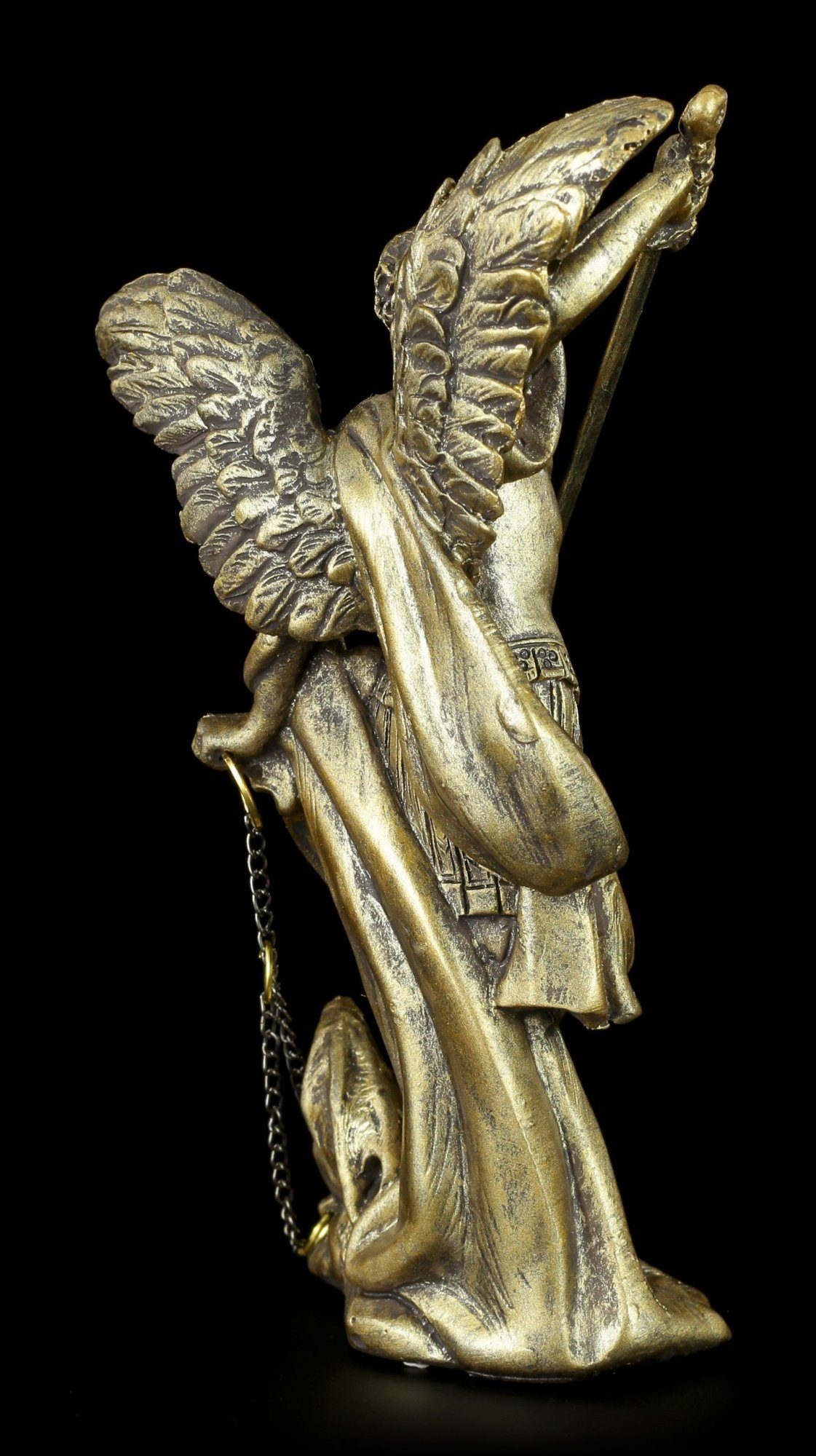 Figuren Shop GmbH Dekofigur Kleine Erzengel Figur - Michael - Götter Mythologie Dekoration