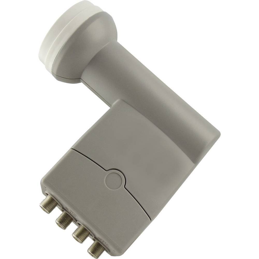 Schwaiger SAT-Außeneinheit (55 cm + Quad LNB) für bis zu 4 Teilnehmer SAT-Antenne