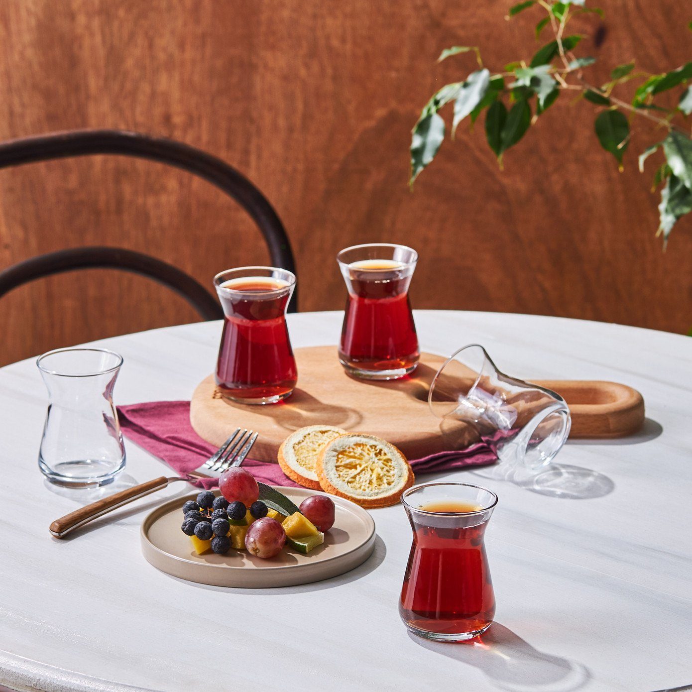 Karaca Teeservice Karaca İrem Teeglas-Set 6-teilig Türkische Teegläser, Transparent