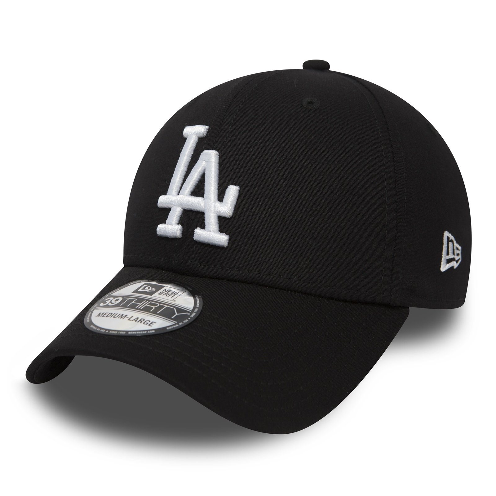 New Era Baseball Cap Cap New Era 39Thirty Los Angeles Dodgers (1-St) Schwarz/Weiß | Flex Caps