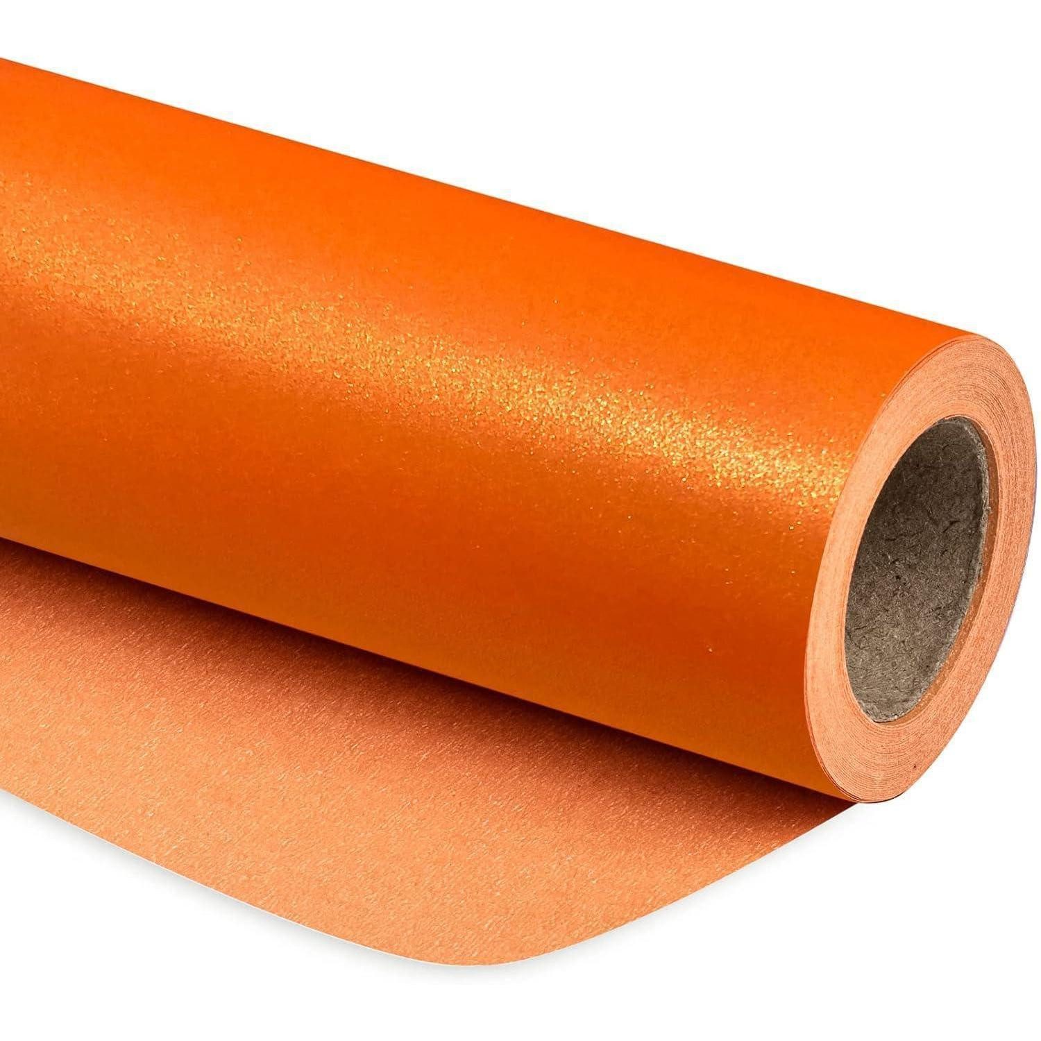 LuxusKollektion Geschenkpapier Geschenkpapier Perlmutt Matt Einfarbig Glänzend Hochzeit Orange
