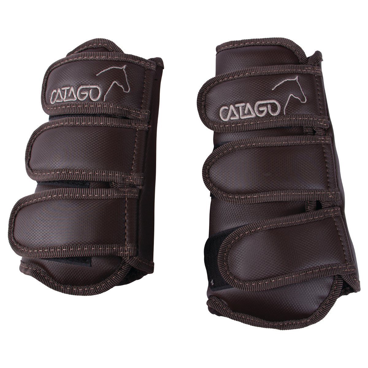 CATAGO Dressurgamaschen Dressurgamaschen braun - Pony