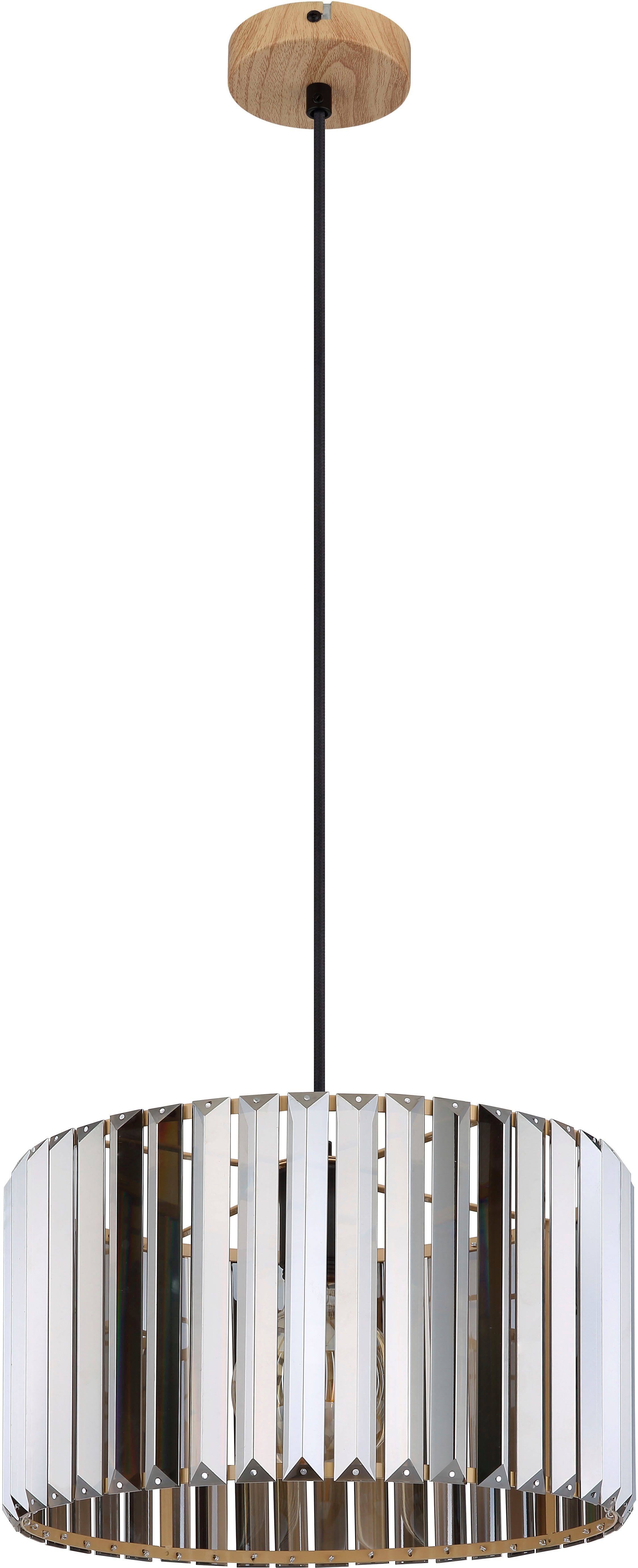 NOWA Pendelleuchte RUN, ohne Leuchtmittel, Hängeleuchte, Hängelampe, Kristalle, Wohnbereich, Essbereich