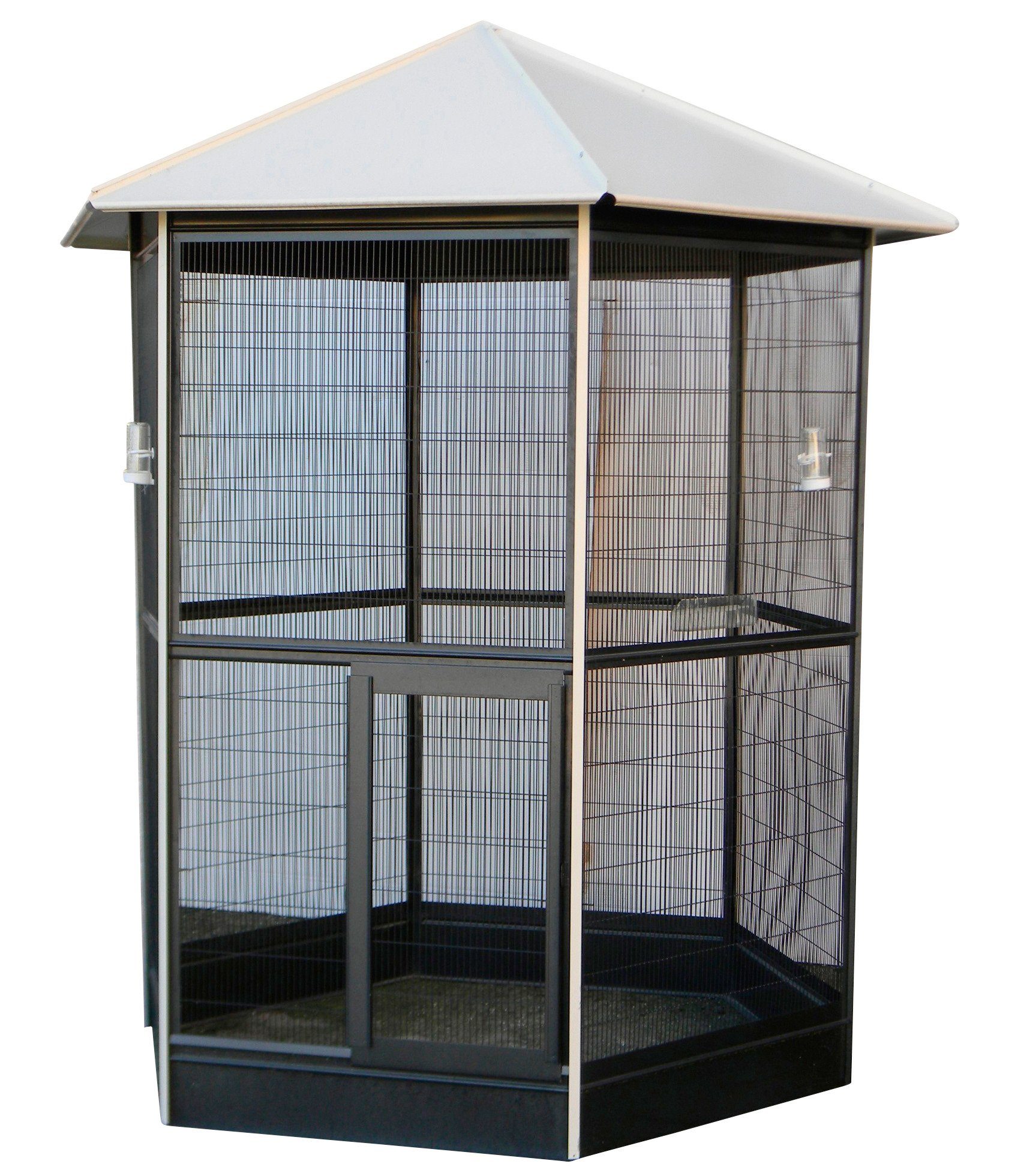 SILVIO design Voliere »XXL 6-eck«, BxLxH: 170x170x230 cm online kaufen ...