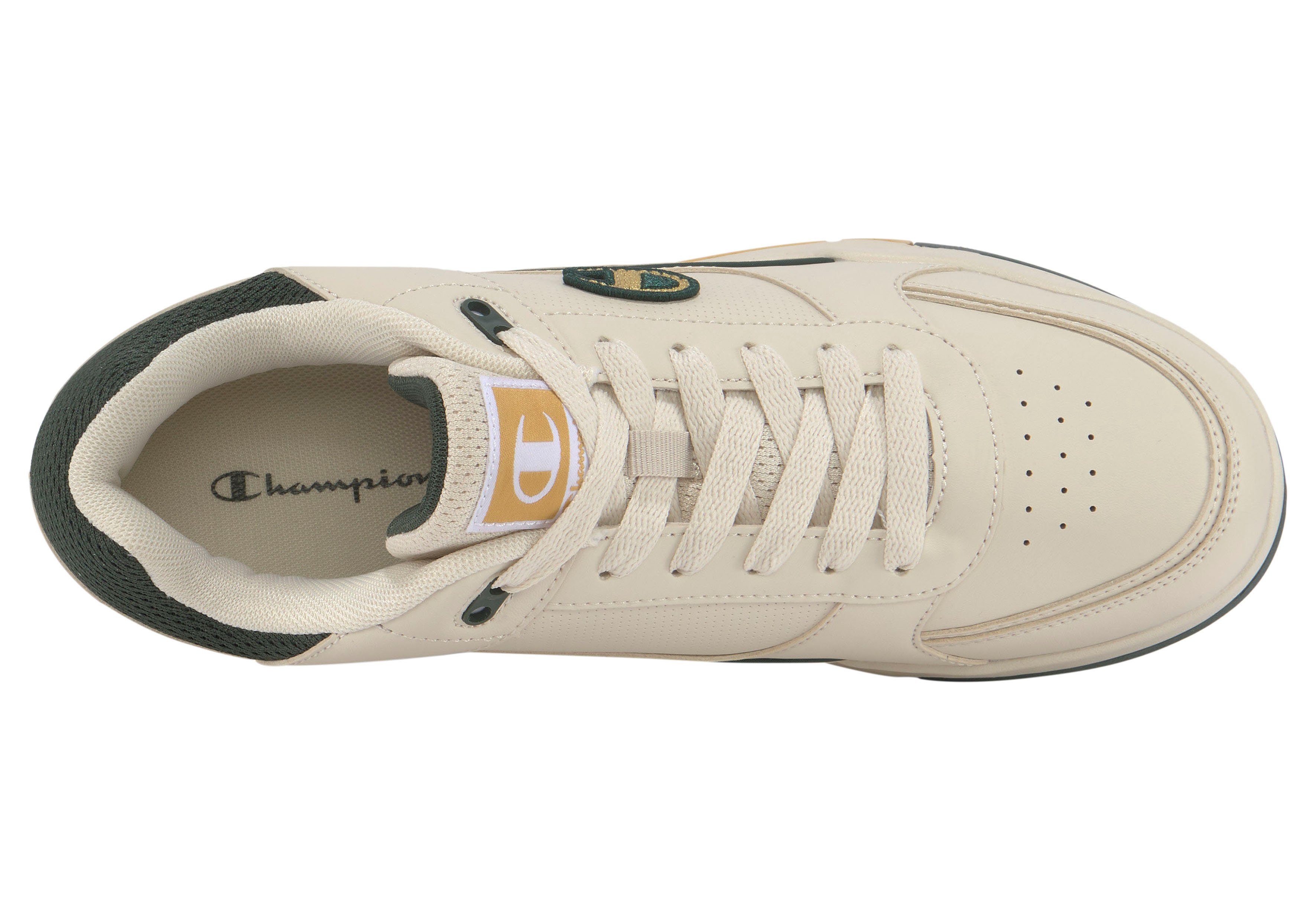 Champion HERITAGE Sneaker beige-grün REBOUND LOW